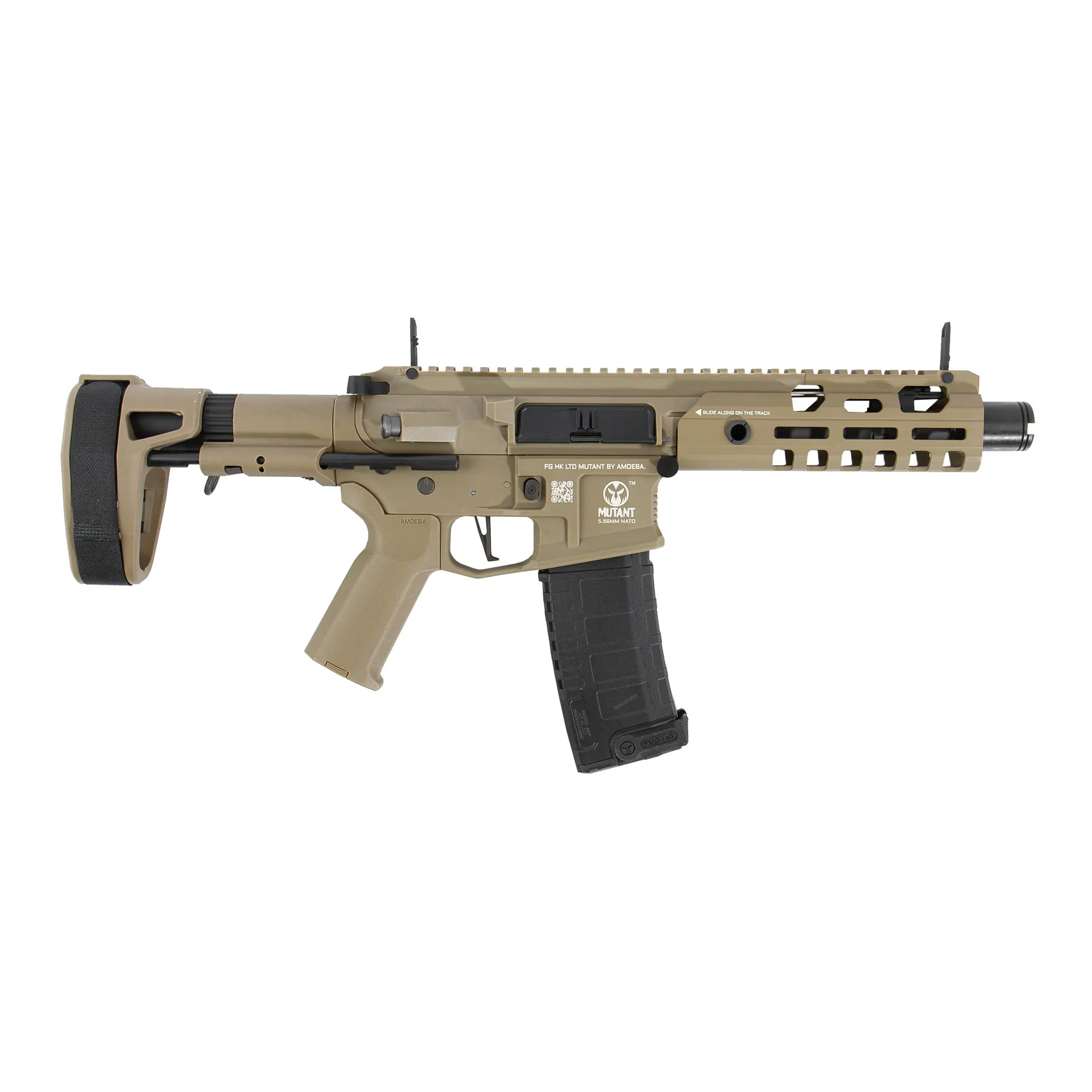 Ares Amoeba M4 Mutant AMM7 EFCS (S)AEG, Dark earth