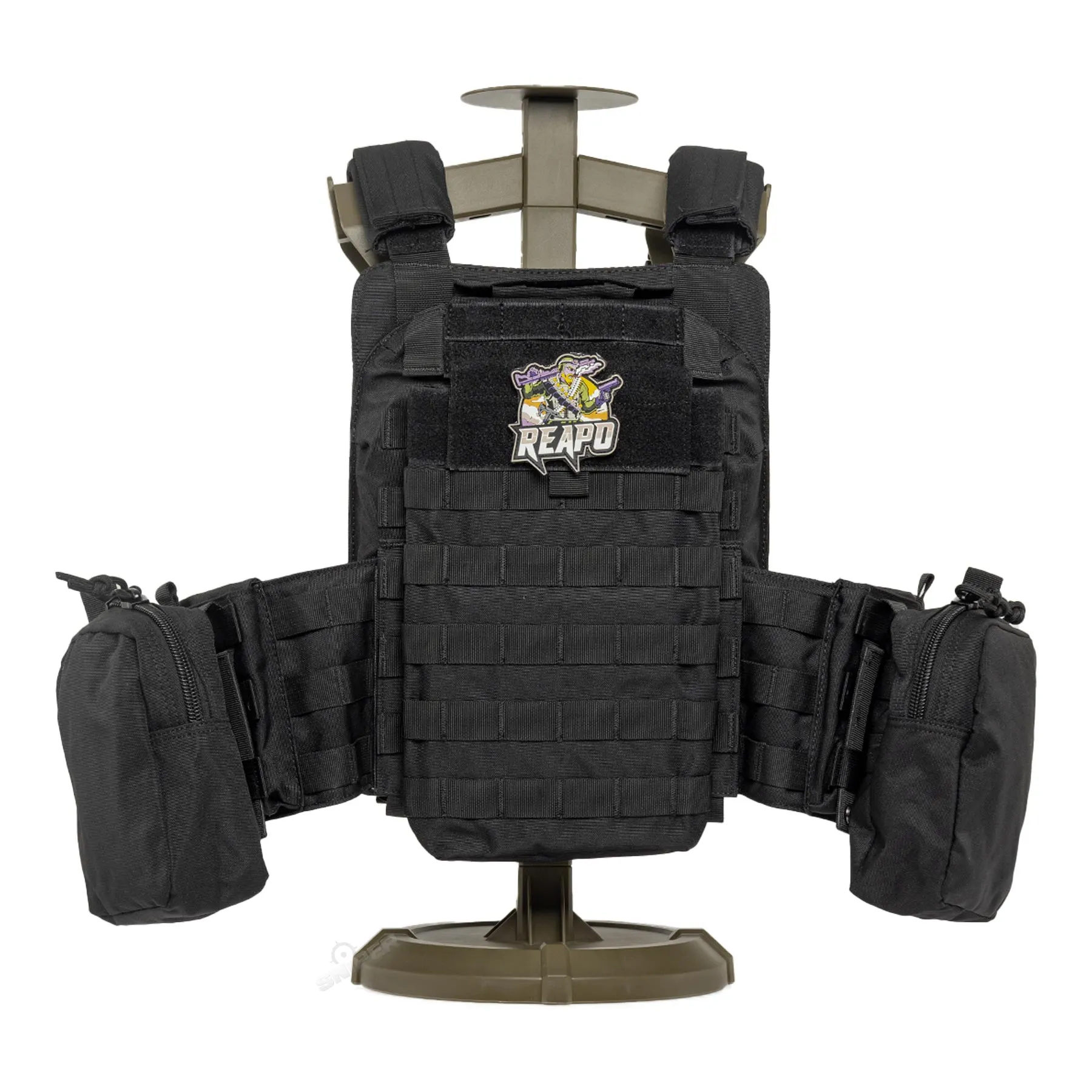 Reapo XXL Big Size Plattenträger, Black