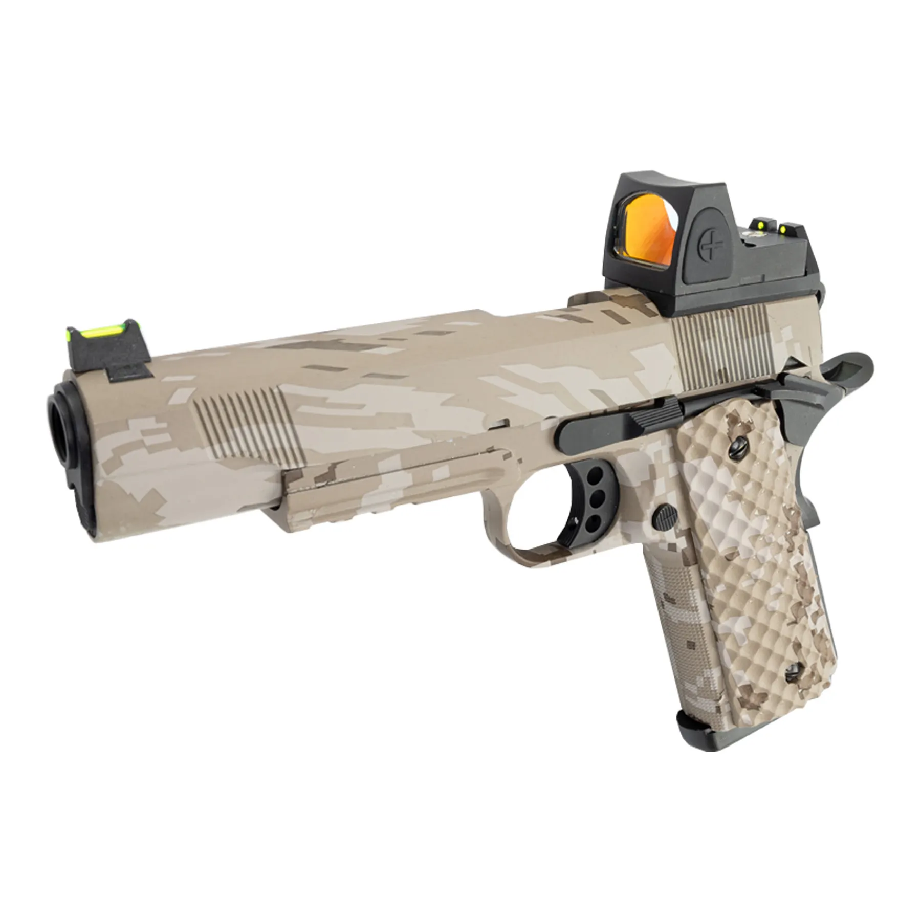 Raven 1911 BDS MEU Railed GBB, Digi Desert Raven 1911 BDS MEU Railed GBB, Digi Desert