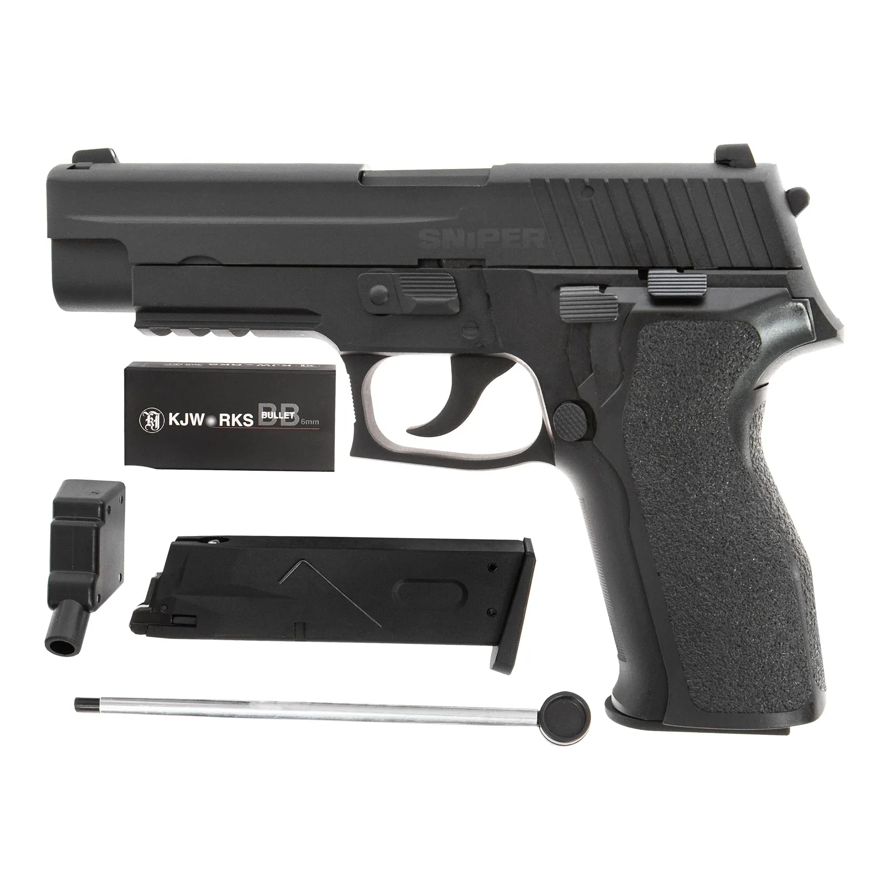 F26 E2 Full Metal GBB, Black