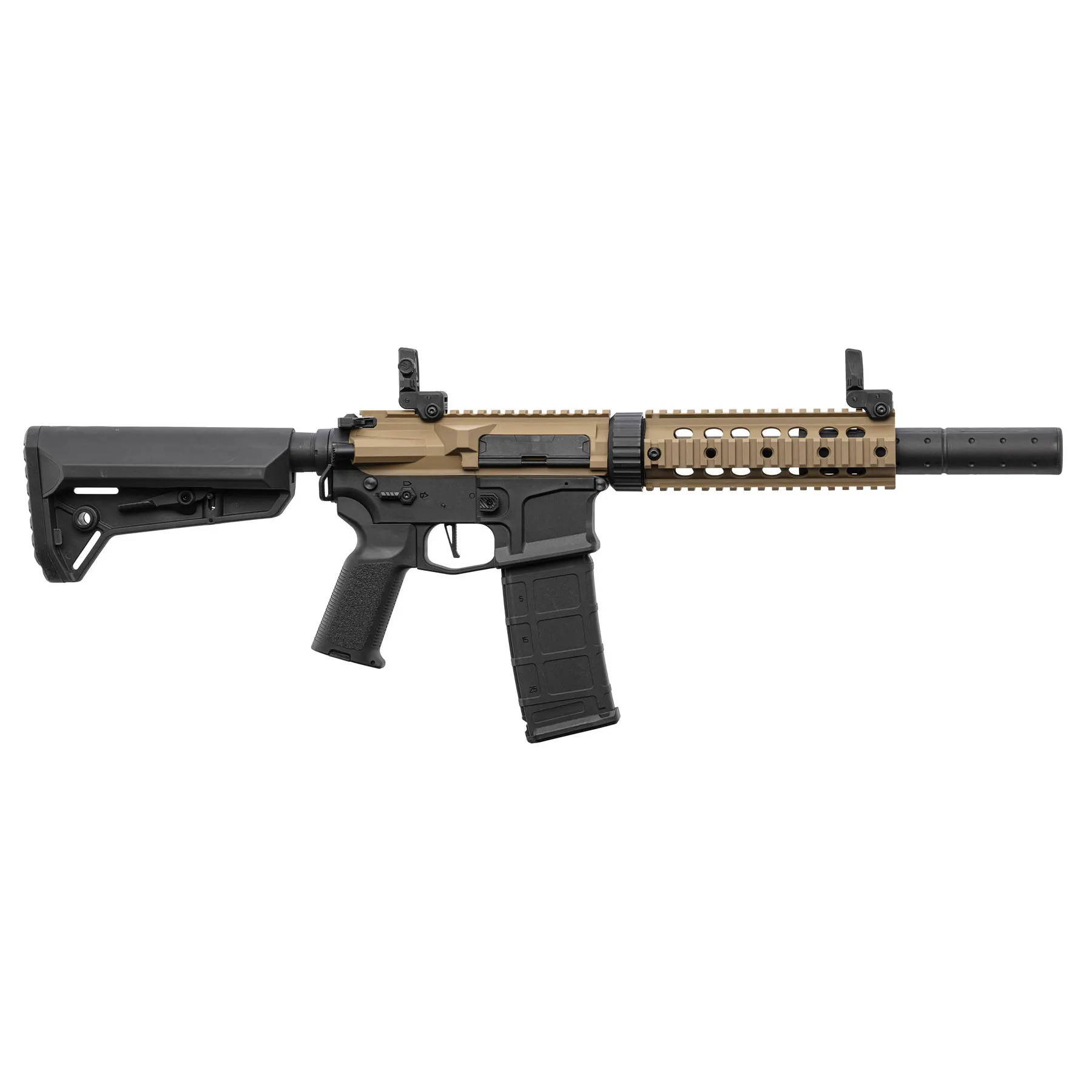 Einsteiger Set #1 - Lancer M4 SD NSR New Version w/ Nebula ETU (S)AEG, Tan