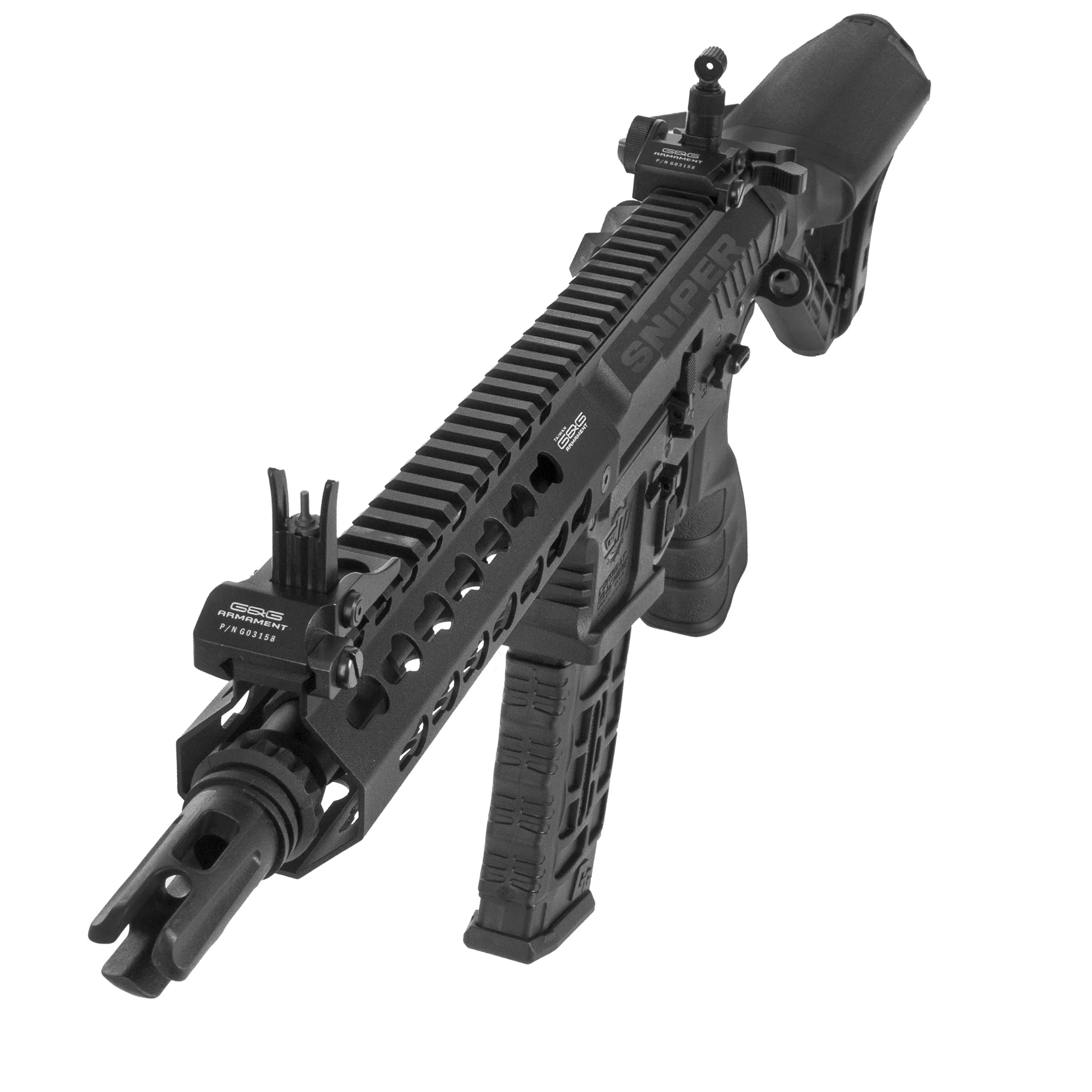CM16 SRS ETU < 0,5 Joule Black, AEG Softair Gewehr