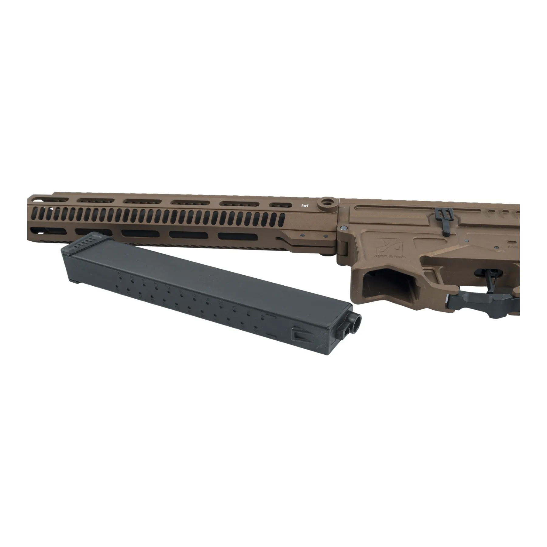 Zion Arms PW9 M-Lok 10" (S)AEG, Chocolate Limited Edition Zion Arms PW9 M-Lok 10" (S)AEG w/Free Red Dot, Chocolate