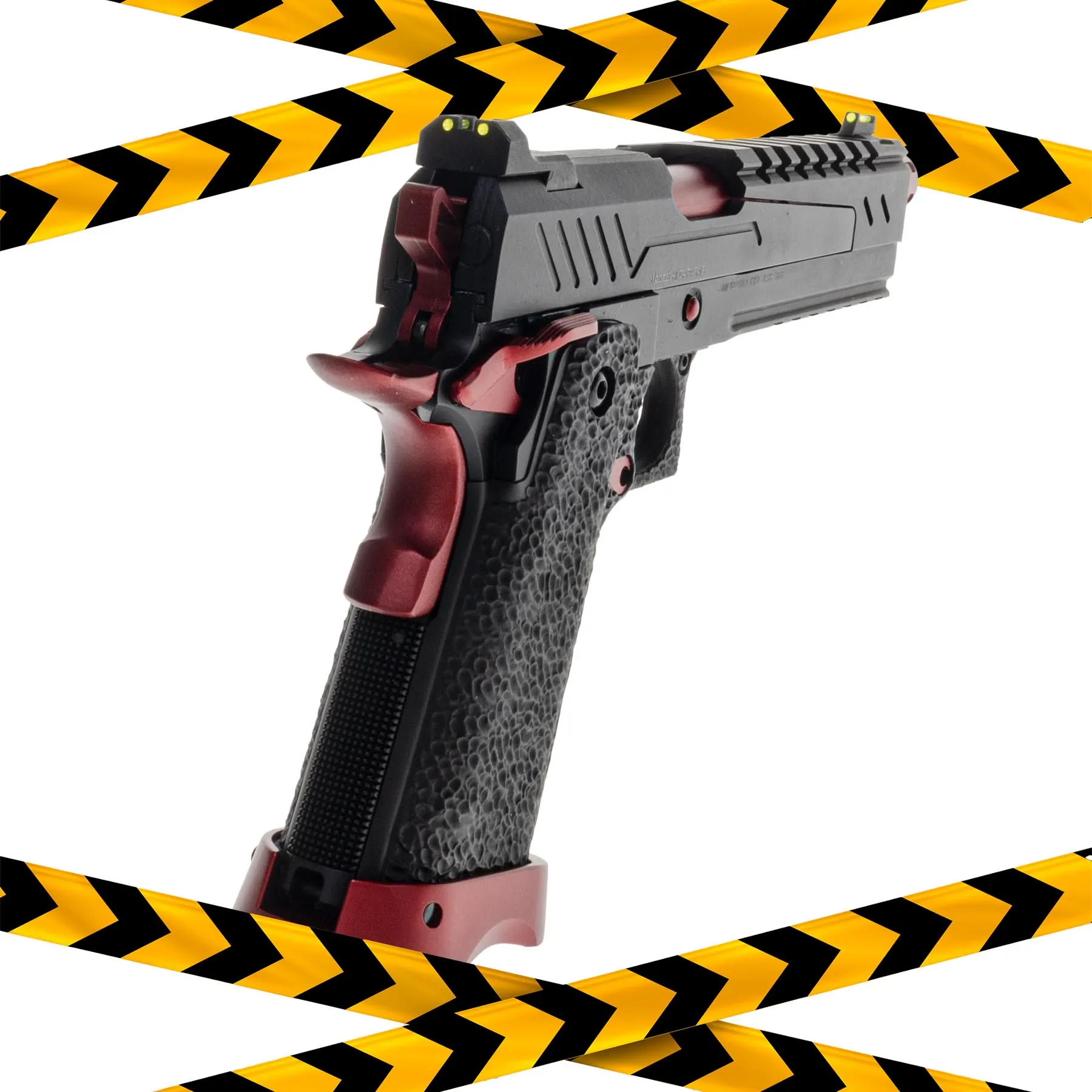 B-Ware Vorsk Hi-Capa 5.1 Split Slide, Red/Black, GBB