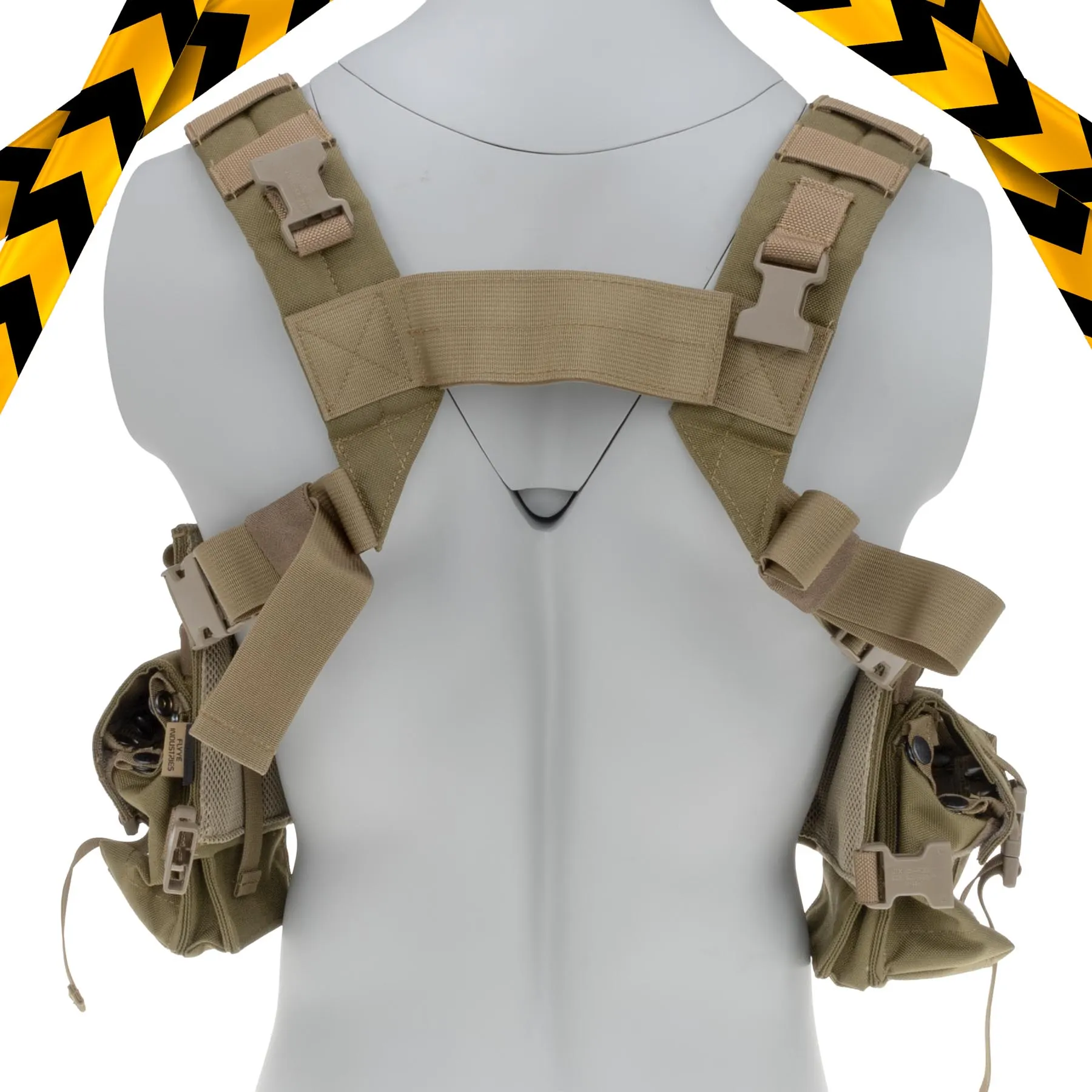 B-Ware Tactical LT1961G Chest Rig, Khaki/Tan