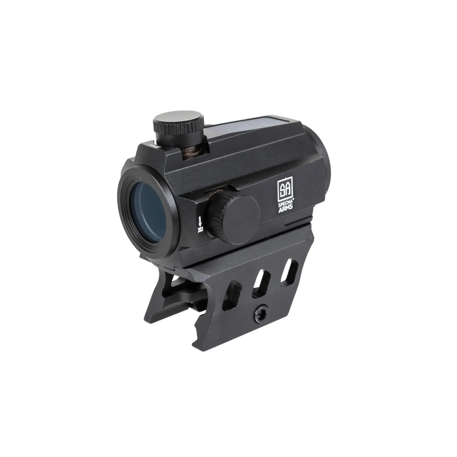 Specna Arms CORE Glide Red Dot Sight w/ High Mount, Black
