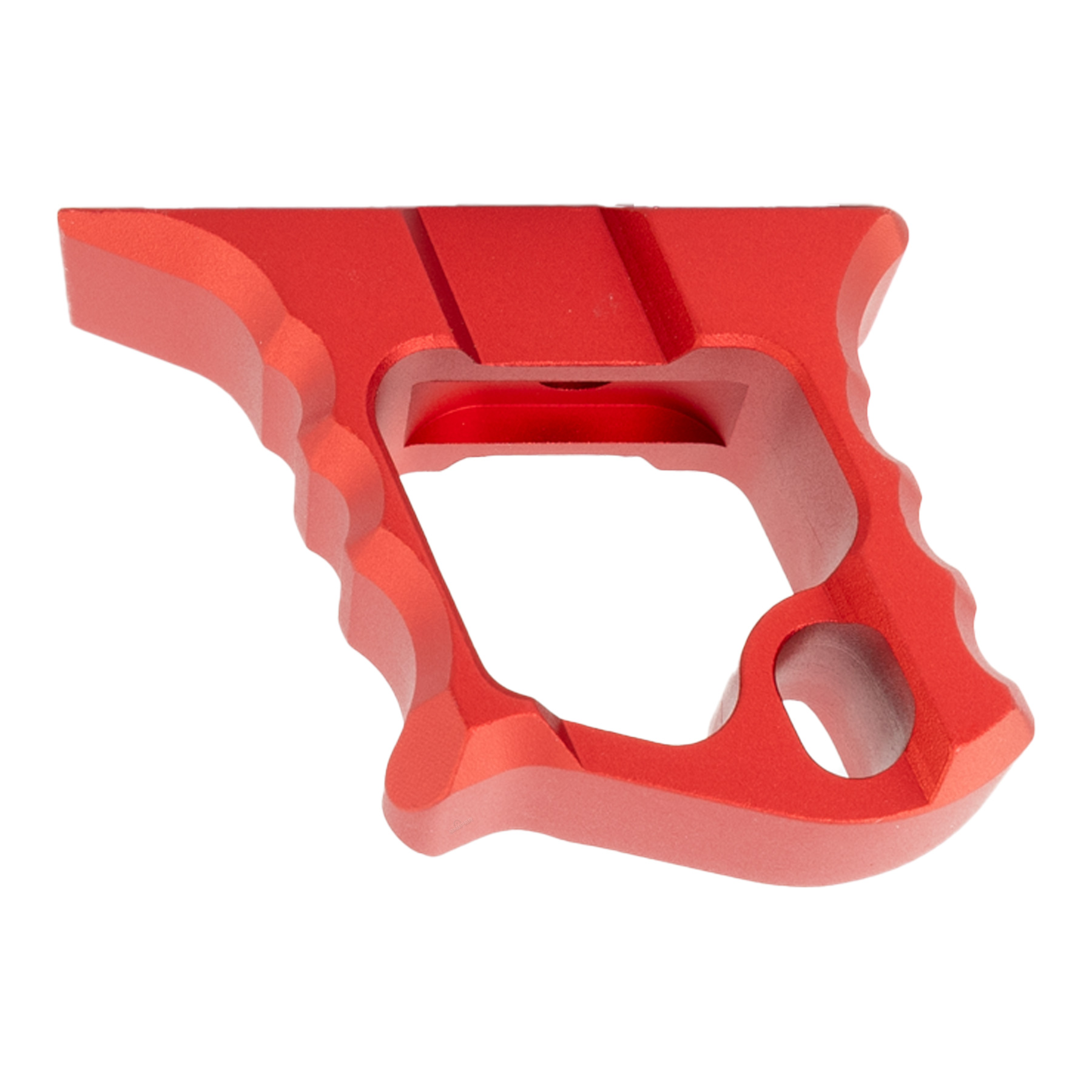 M-Lok / Keymod Aluminum Angled Forward Grip, Red