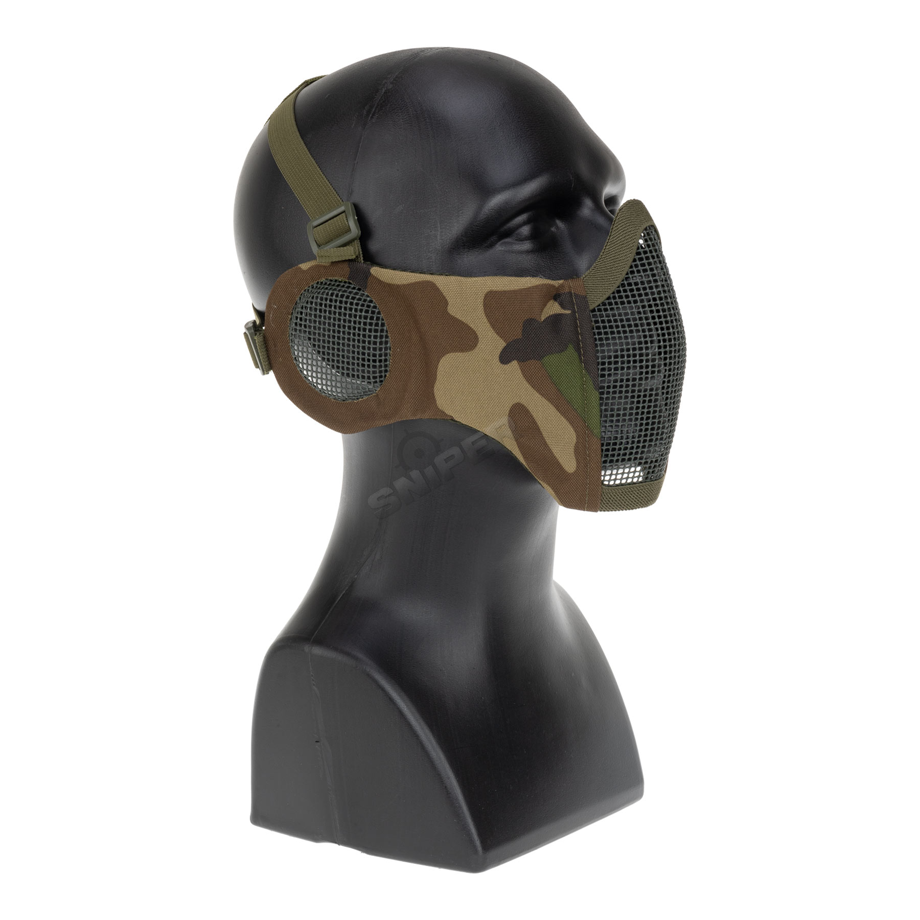 Reapo Mesh Face Mask w/ Ear Protection, Woodland