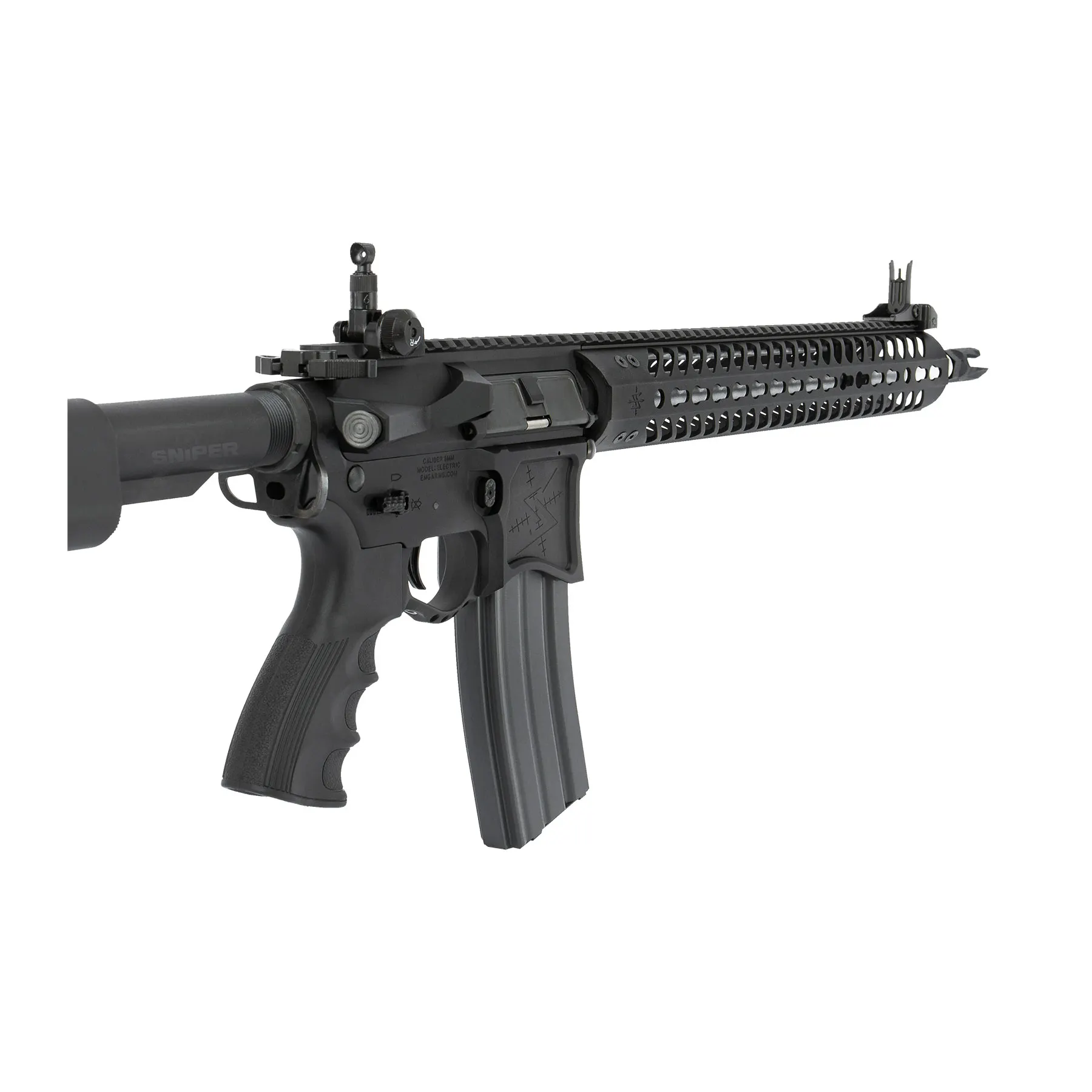 Seekins Precision AR 15 SBR8 Black, (S)AEG