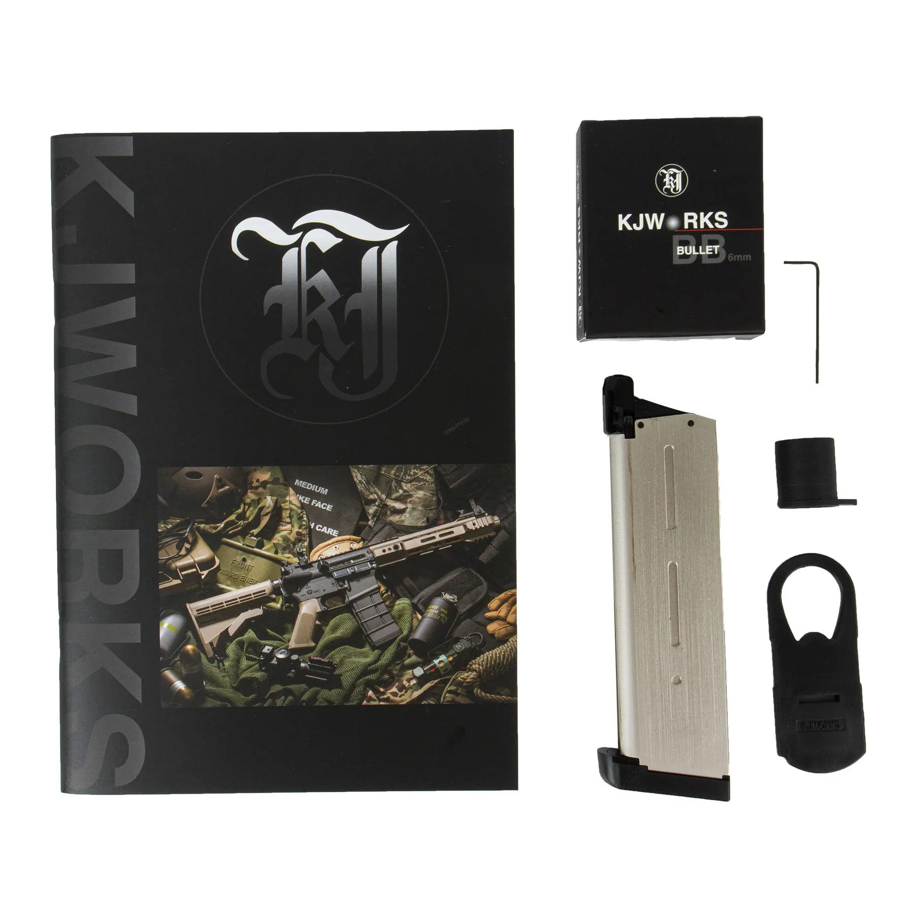 KJ Works KP 16 Full Metal Tan GBB Softair