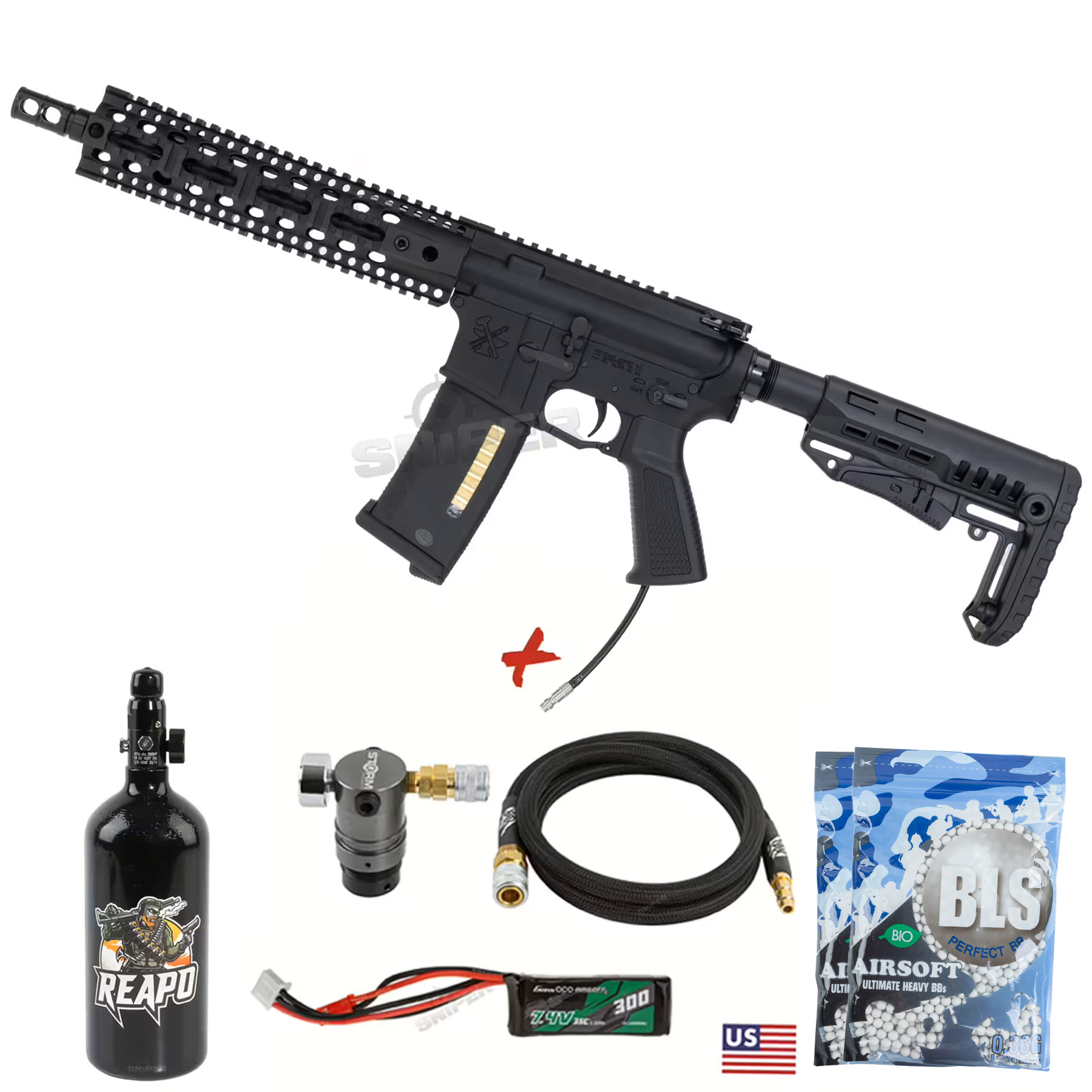 HPA Deal #2 - MTW Forged 10" Tactical Inferno Edition Gen. 3, Black