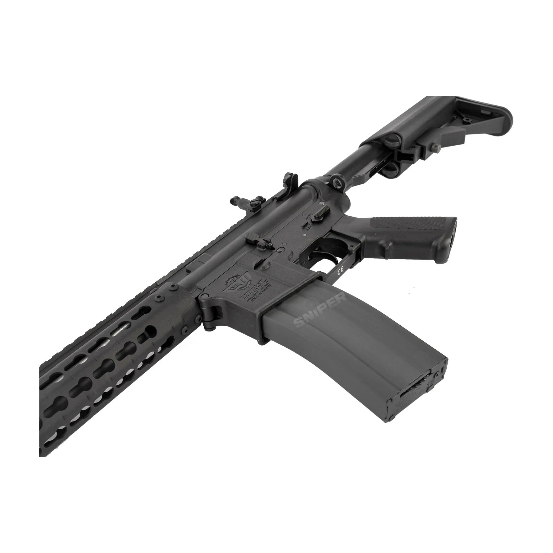 CM15 KR Carbine 10 Inch (S)AEG, Black CM15 KR Carbine 10 Inch (S)AEG, Black