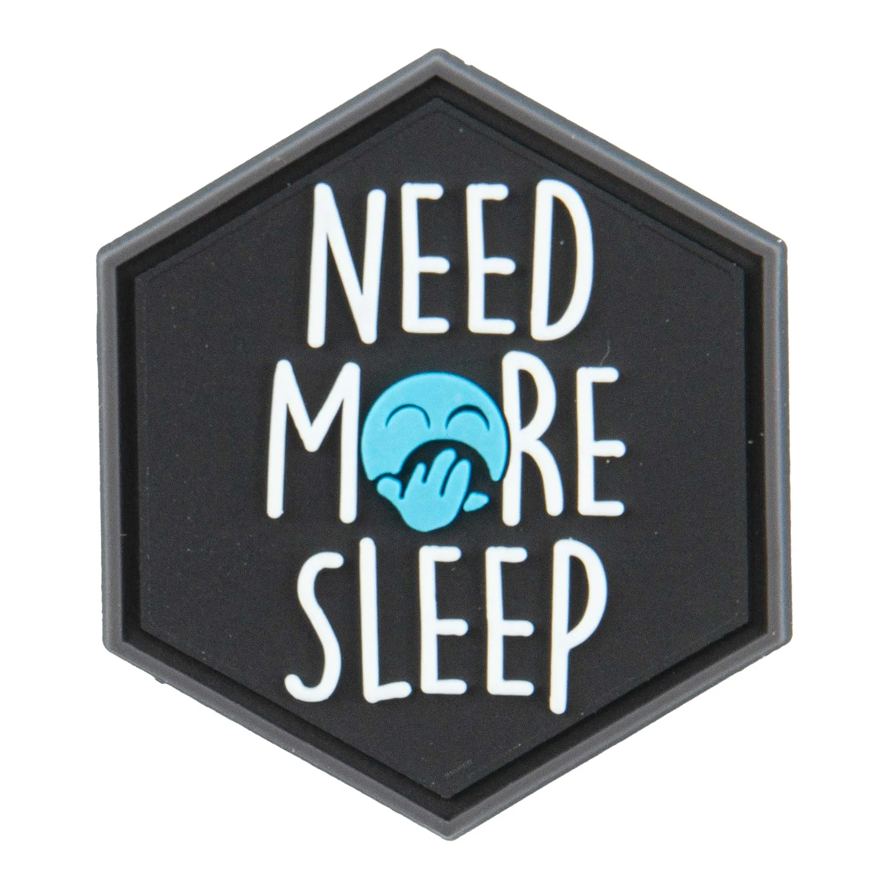 Hexagon 3D PVC Patch Need Sleep
