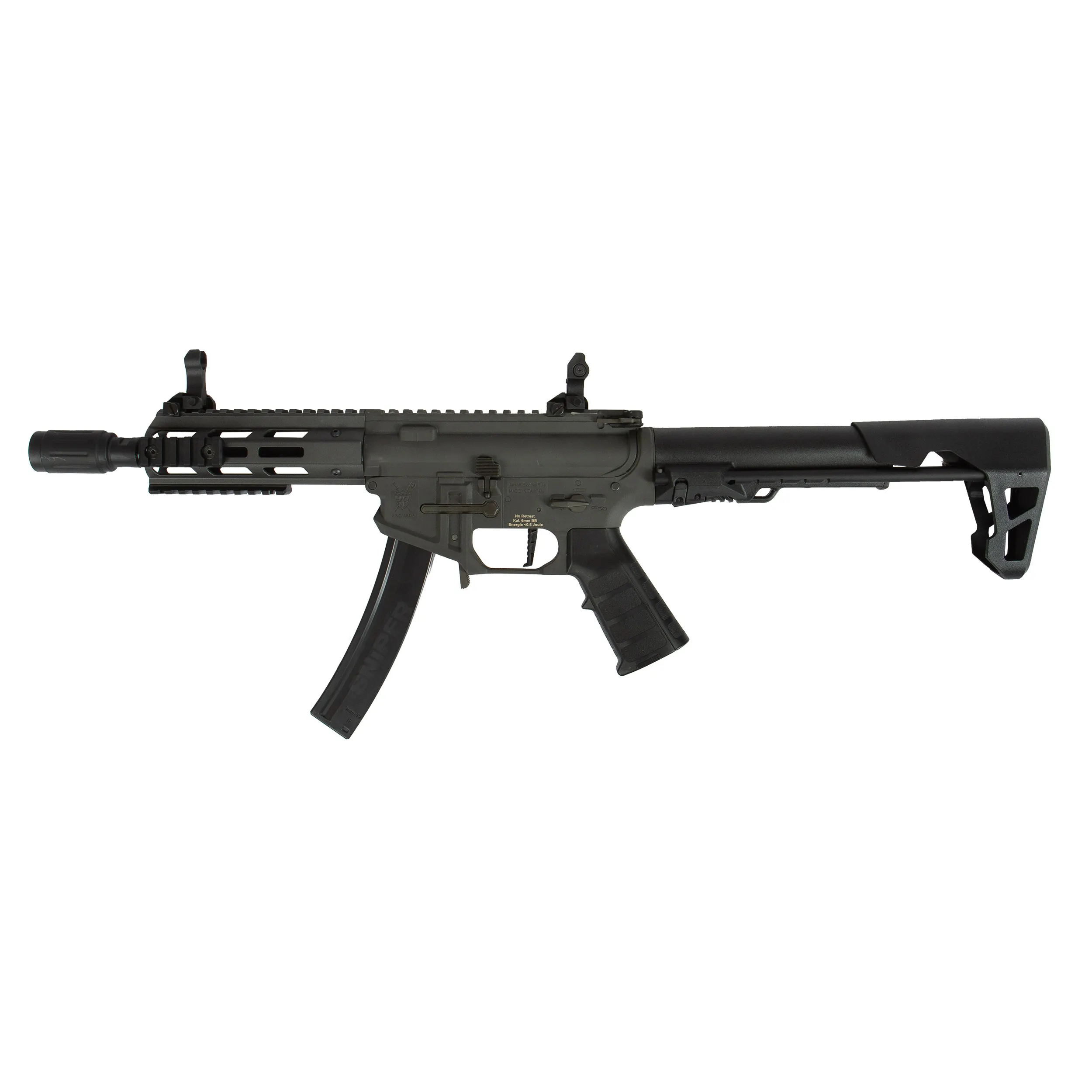 PDW SBR, < 0,5 J, AEG, Grey