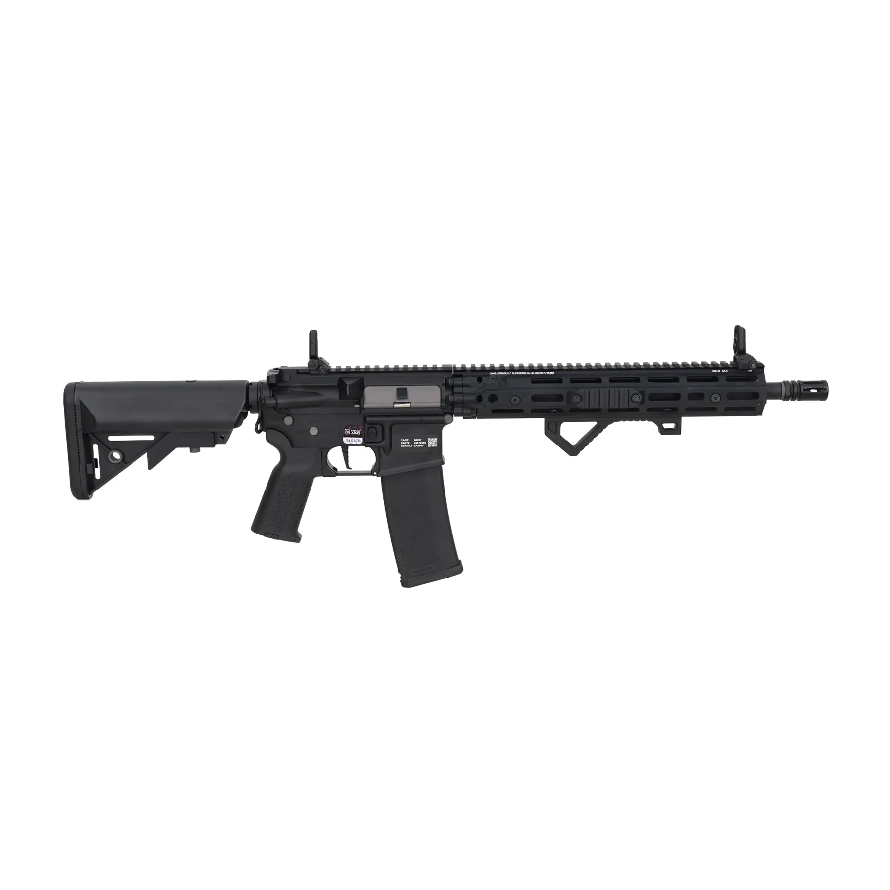 Specna Arms SA-E28 12,5" Daniel Defense EDGE W/ HAL2 ETU, Black