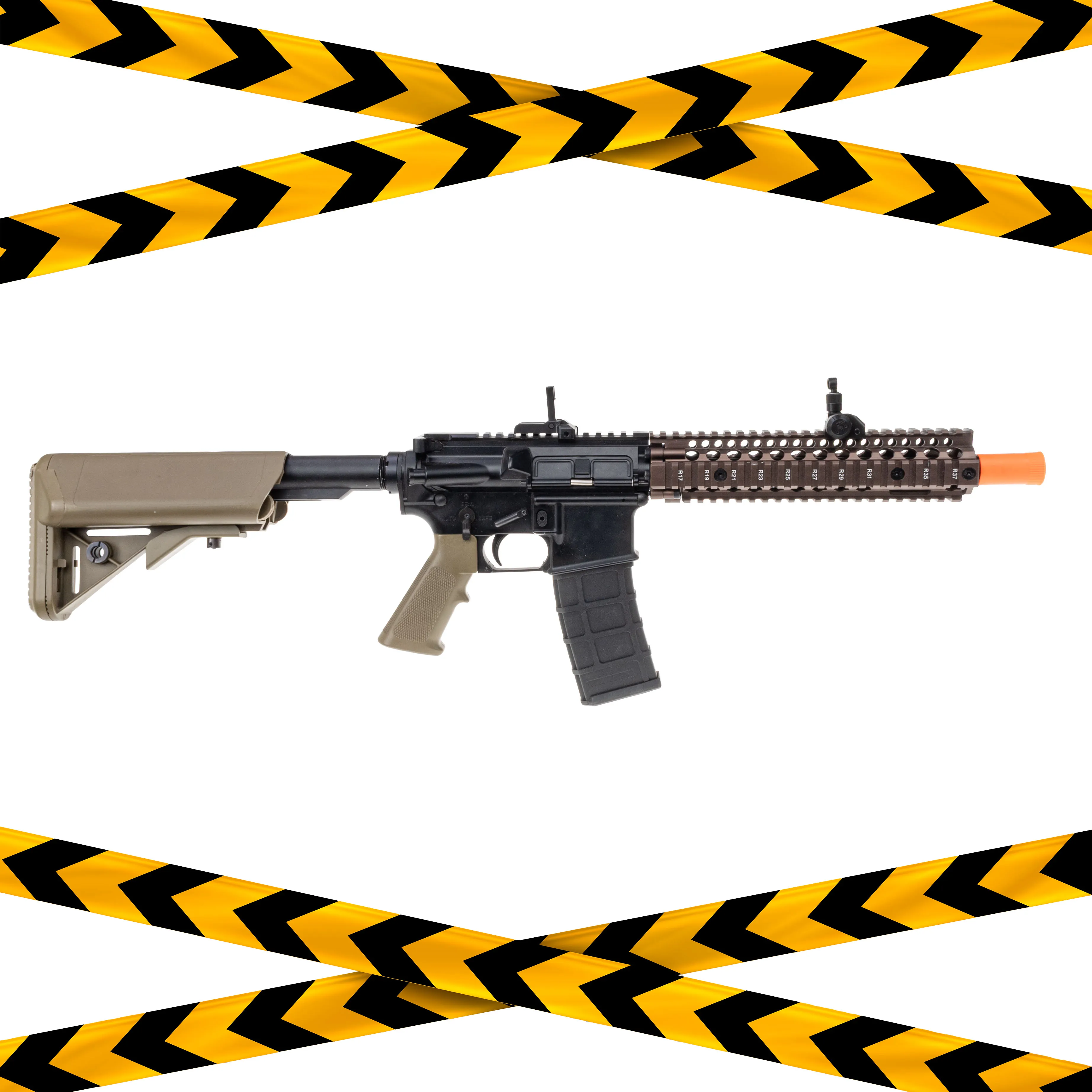 B-Ware Golden Eagle Daniel Defense MK18 GBB, Dualtone