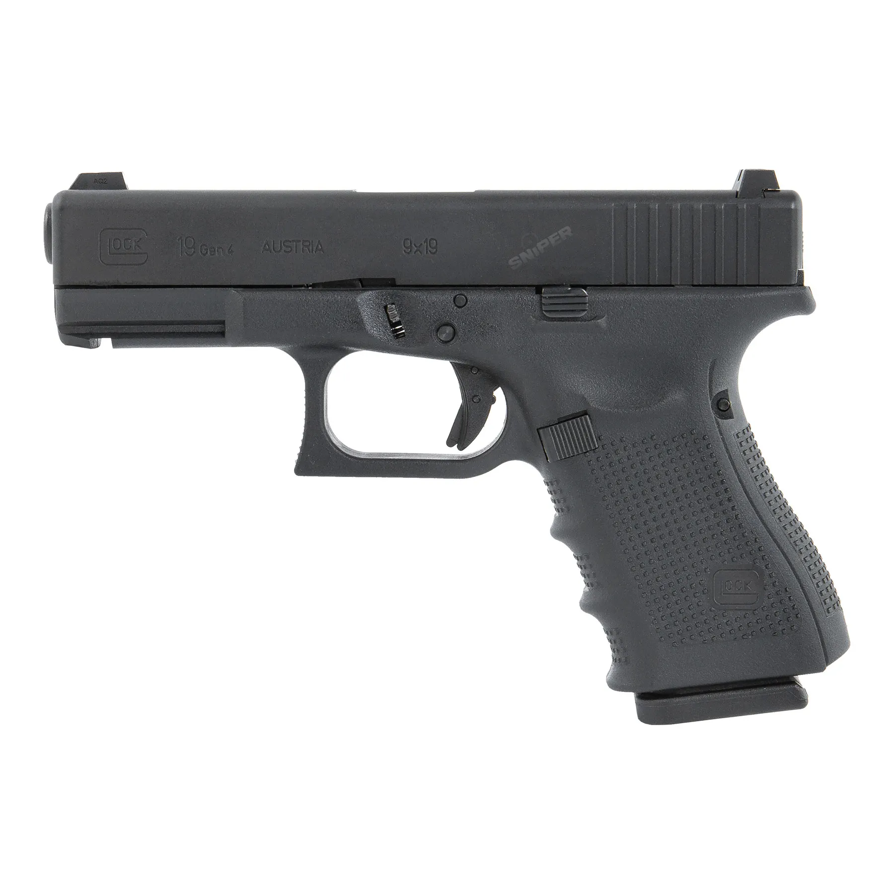 Glock 19 Gen 4 GBB Softair Pistole Glock 19 Gen 4 GBB Softair Pistole