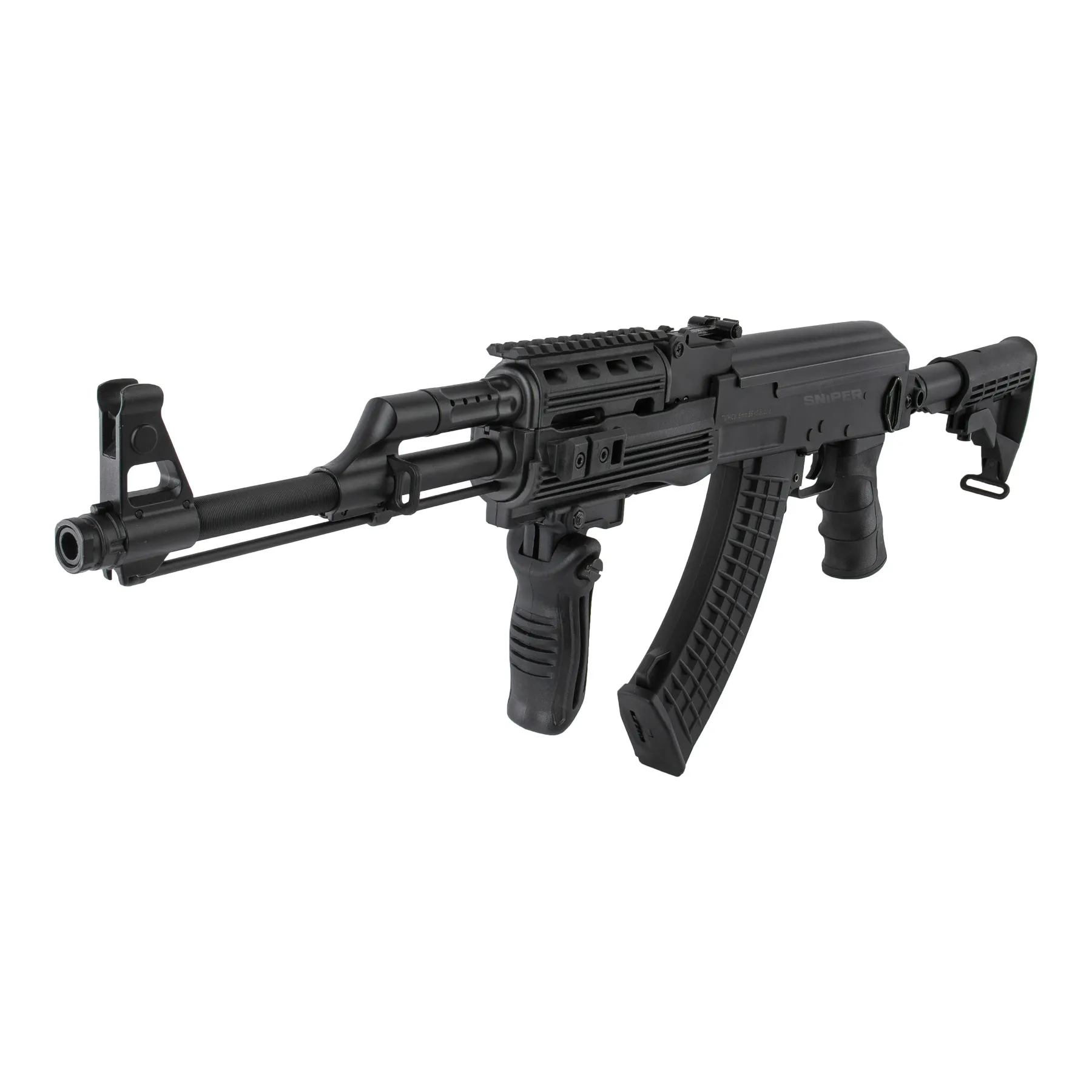 AK47 Tactical, < 0,5 Joule, Black