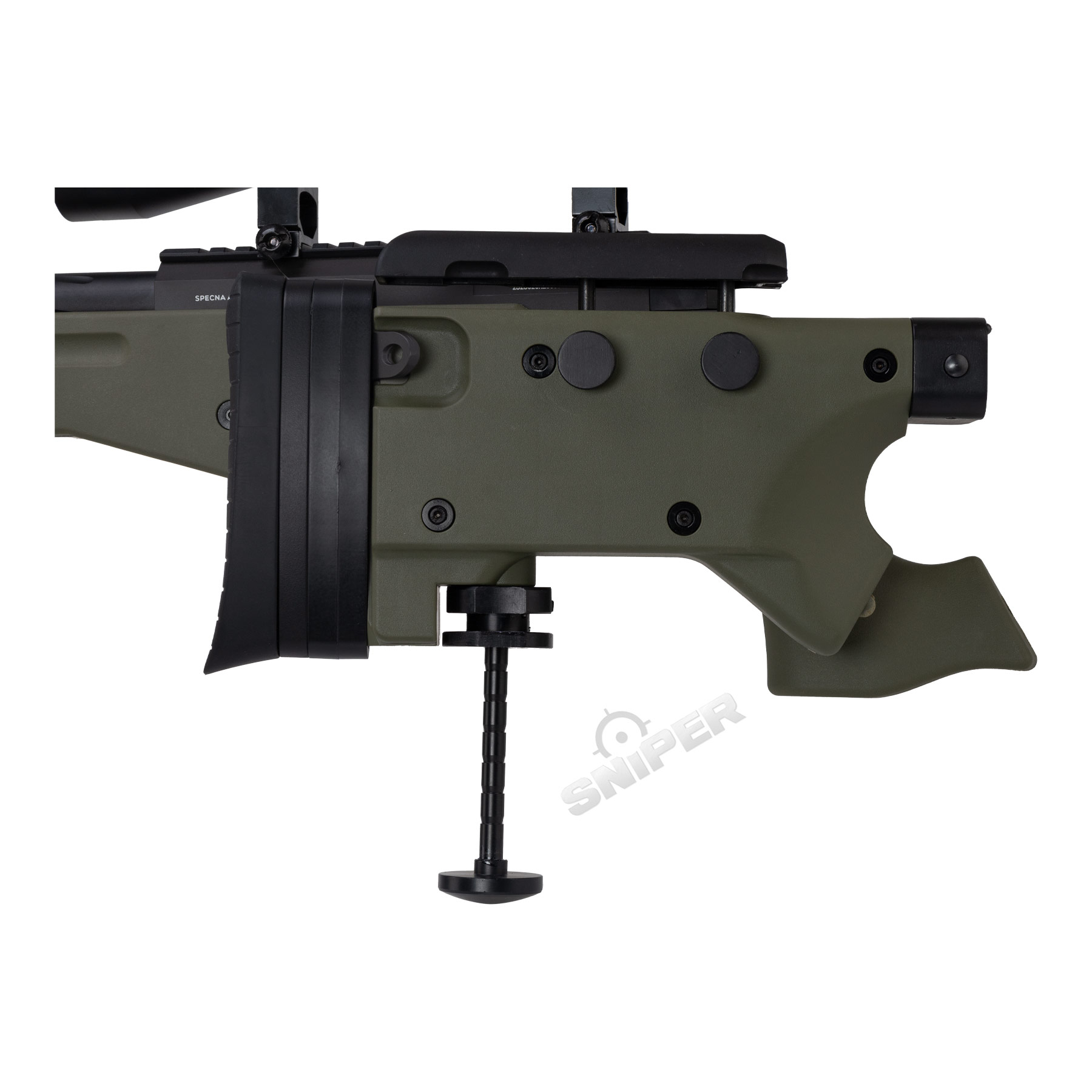 Specna Arms SA-S14 Scharfschützengewehr w/ Scope & Bipod, Olive