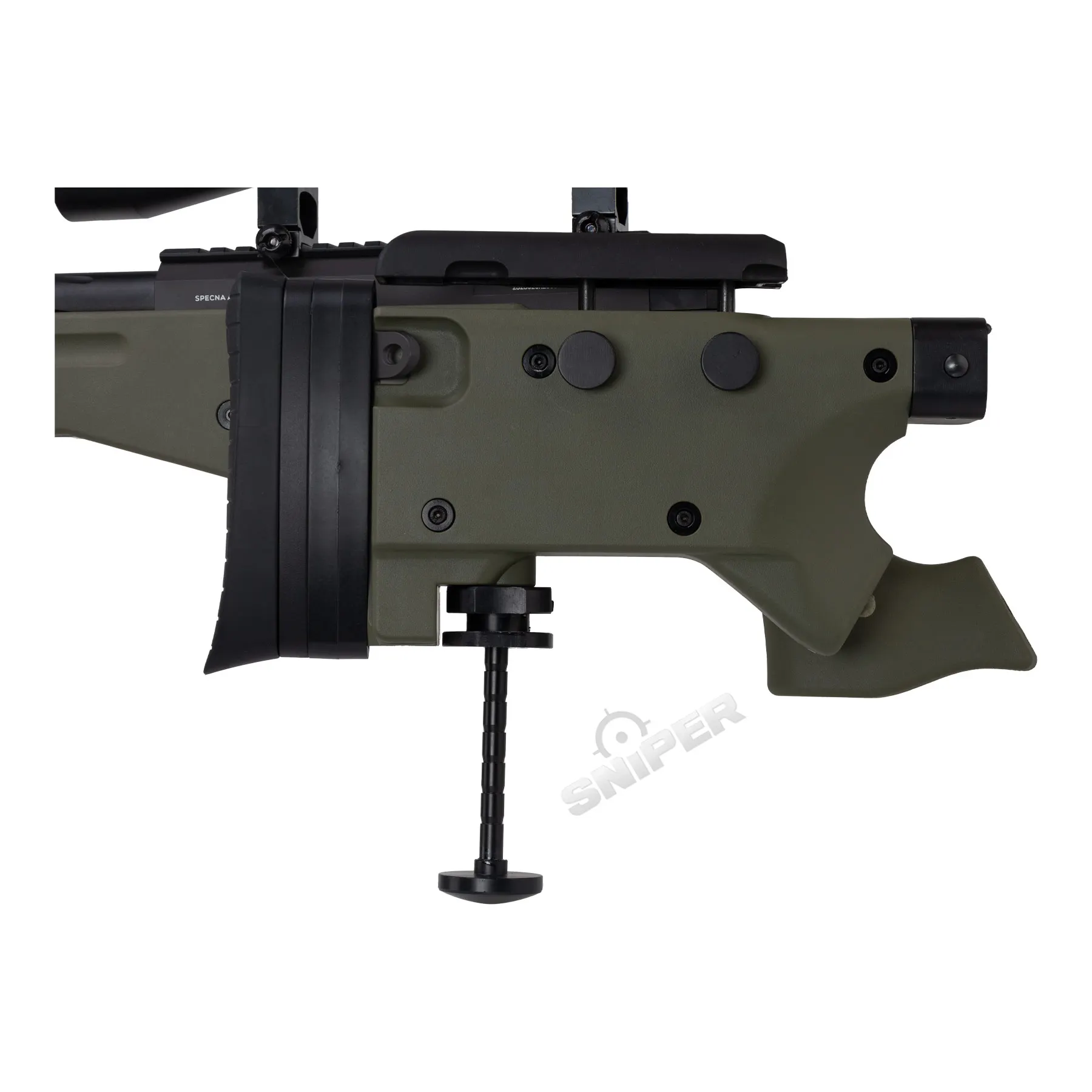 Specna Arms SA-S14 Scharfschützengewehr High-Power w/ Scope & Bipod, Olive Specna Arms SA-S14 Scharfschützengewehr w/ Scope & Bipod, Olive