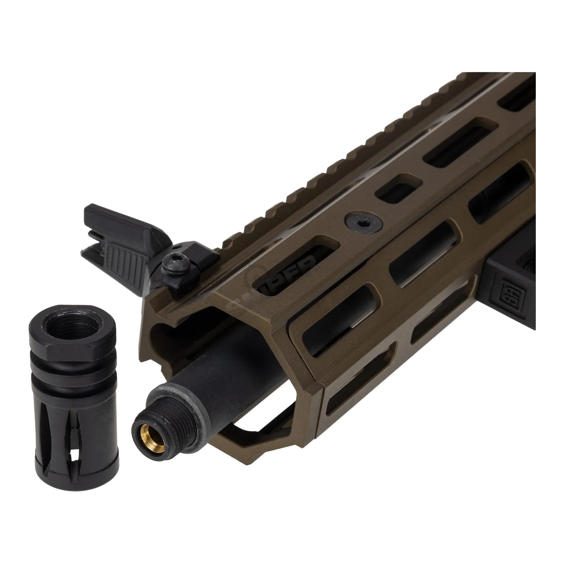 Specna Arms SA-E28 14,5" RIS III Edge w/ HAL ETU, Chaos Bronze