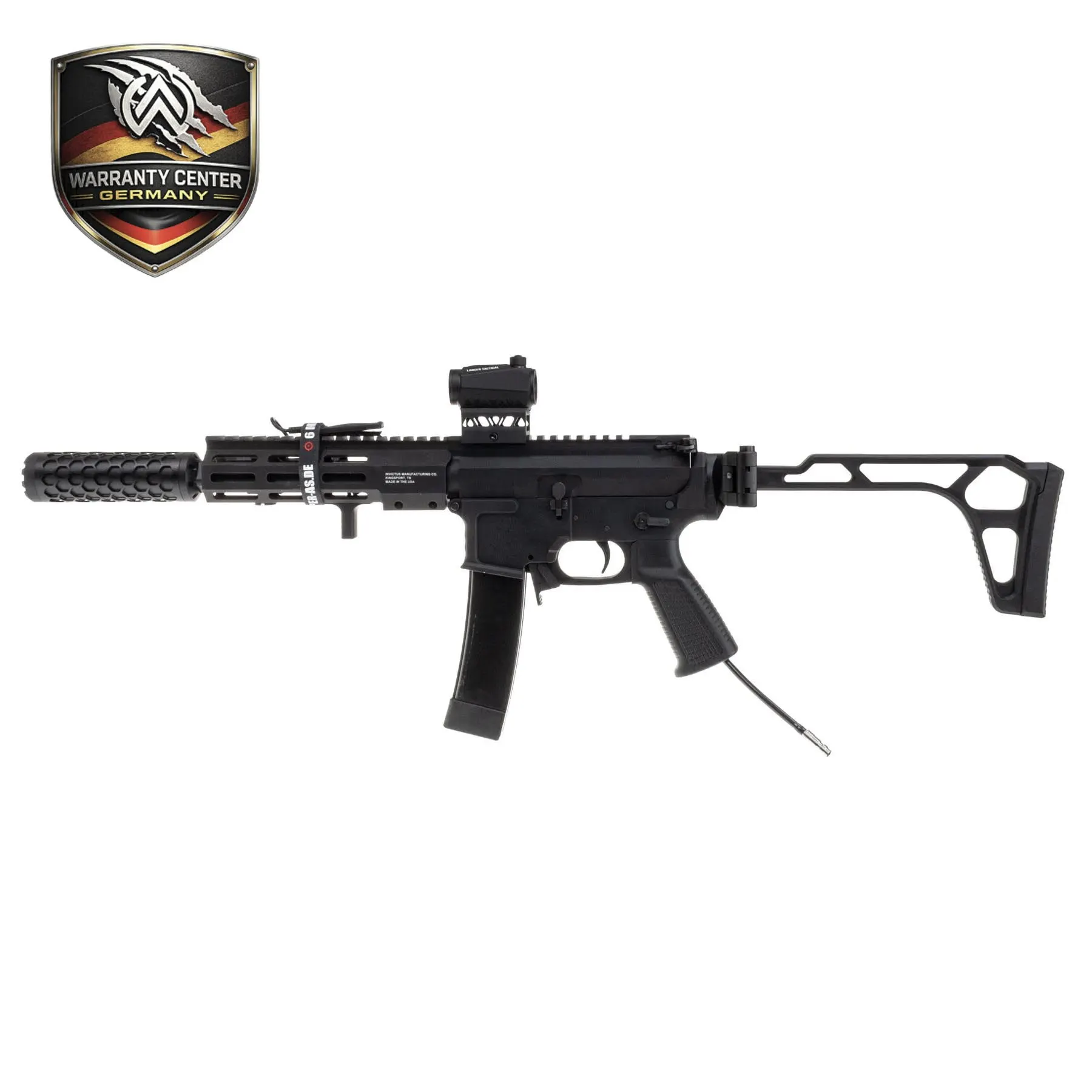 Prep my Airsoft - MTW-9 Gen.3 7" Folding Stock - CQB Monster, Black