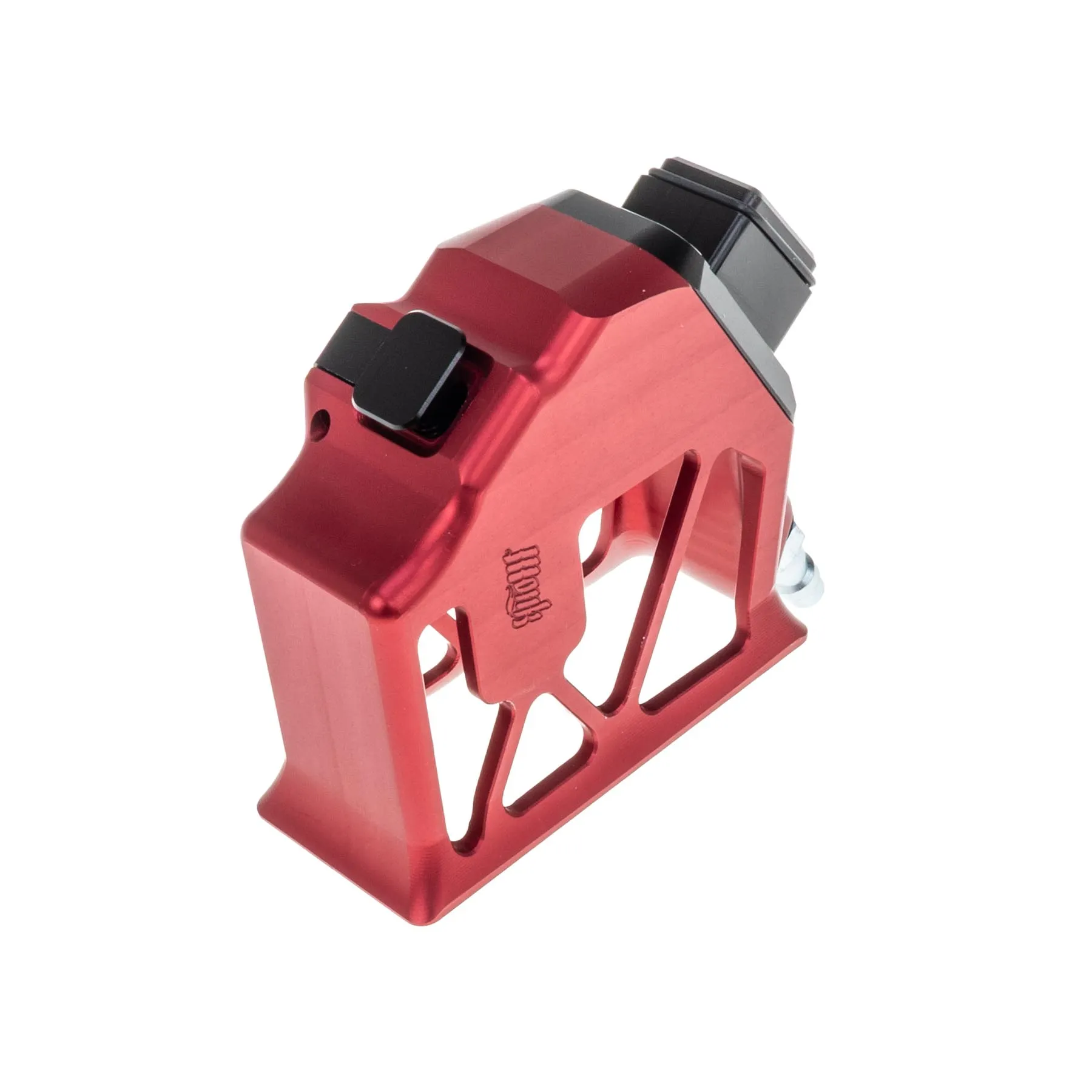 Monk Skeletonized Angled Hi-Capa HPA Adapter, Red