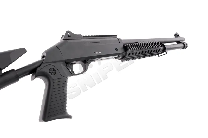 M3 Sliding Stock Tactical Spring Shotgun, Black