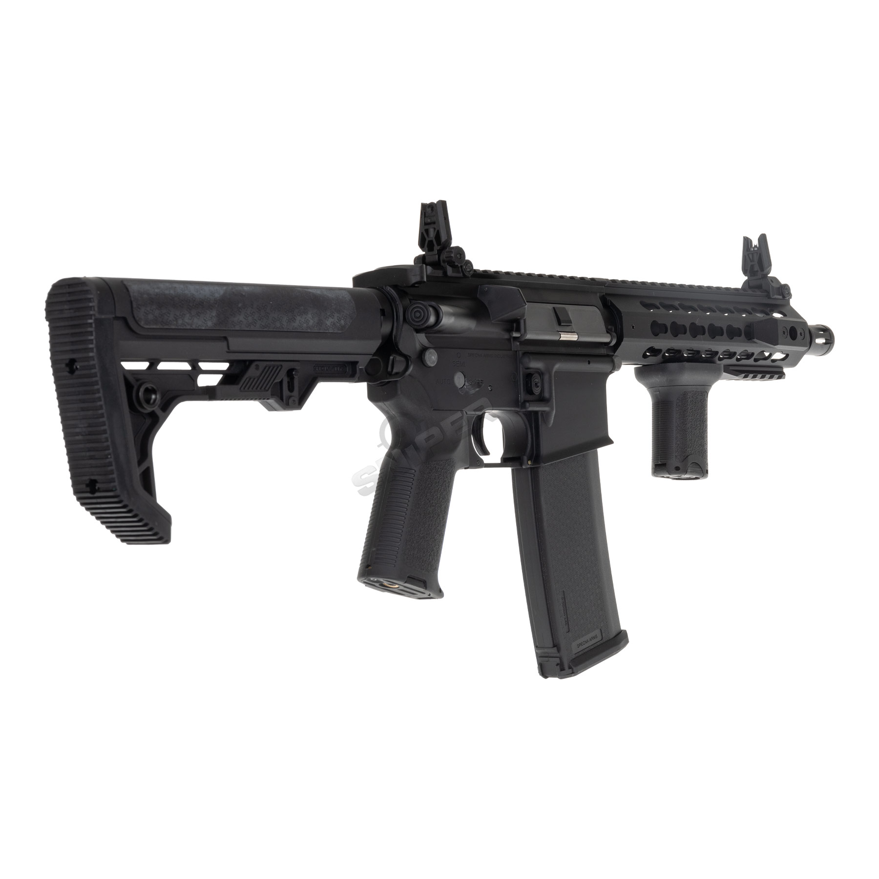 Einsteiger Set #1 - Specna Arms SA-E08 Edge w/ Kestrel ETU < 0,5 Joule Softair Gewehr, Black