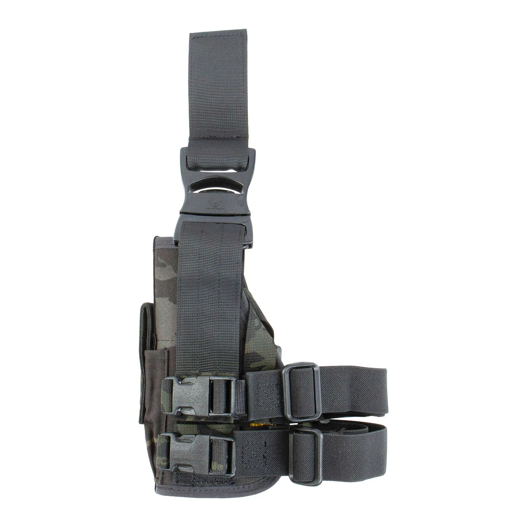 Tactical Pistol Leg Holster, Multicam Black