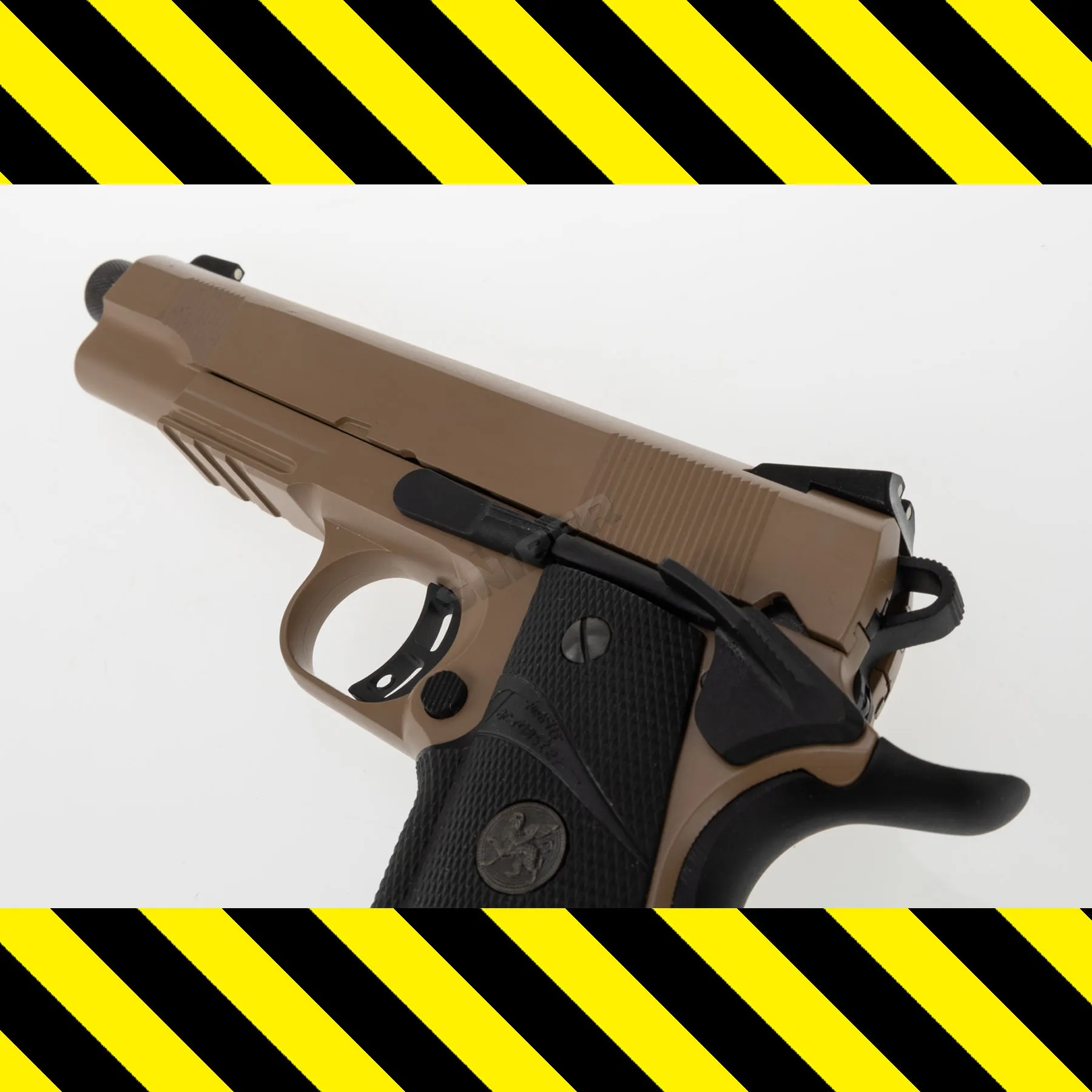 B-Ware KJ Works M1911 MEU TBC Full Metal Co2, Tan