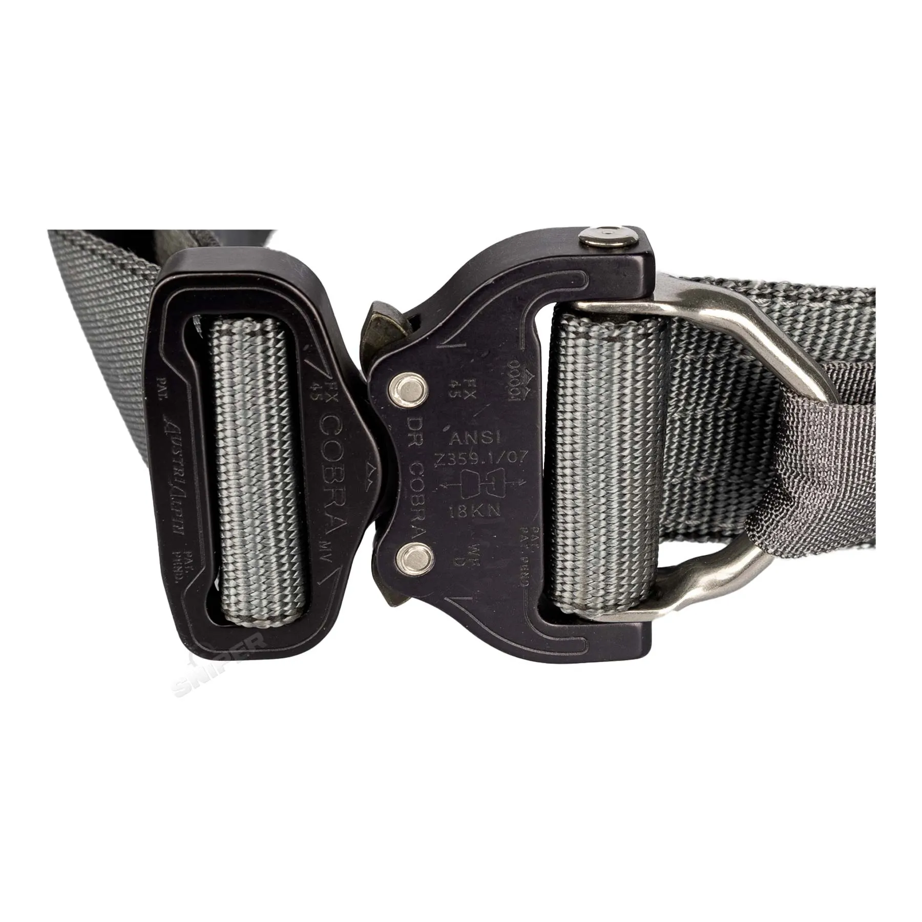 1.75 Cobra Belt mit D-Ring, Wolf Grey