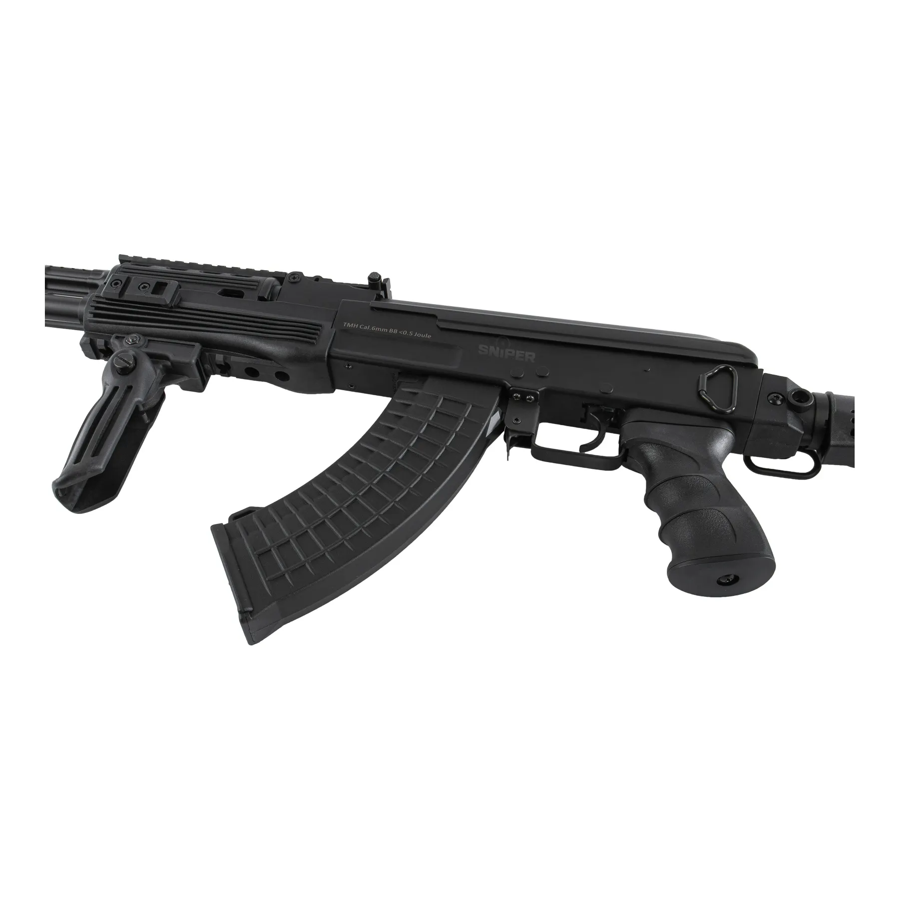 AK47 Tactical, < 0,5 Joule, Black