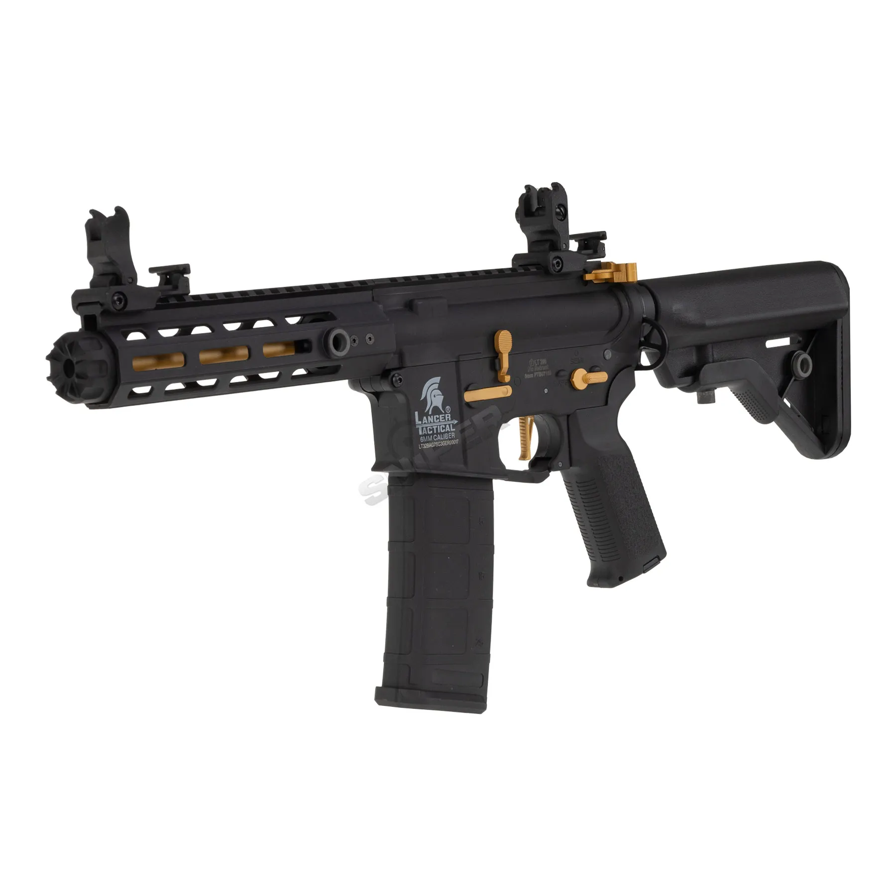 Einsteiger Set #3 - Lancer LT-34 Hellion w/ Nebula ETU (S)AEG, Black/Gold