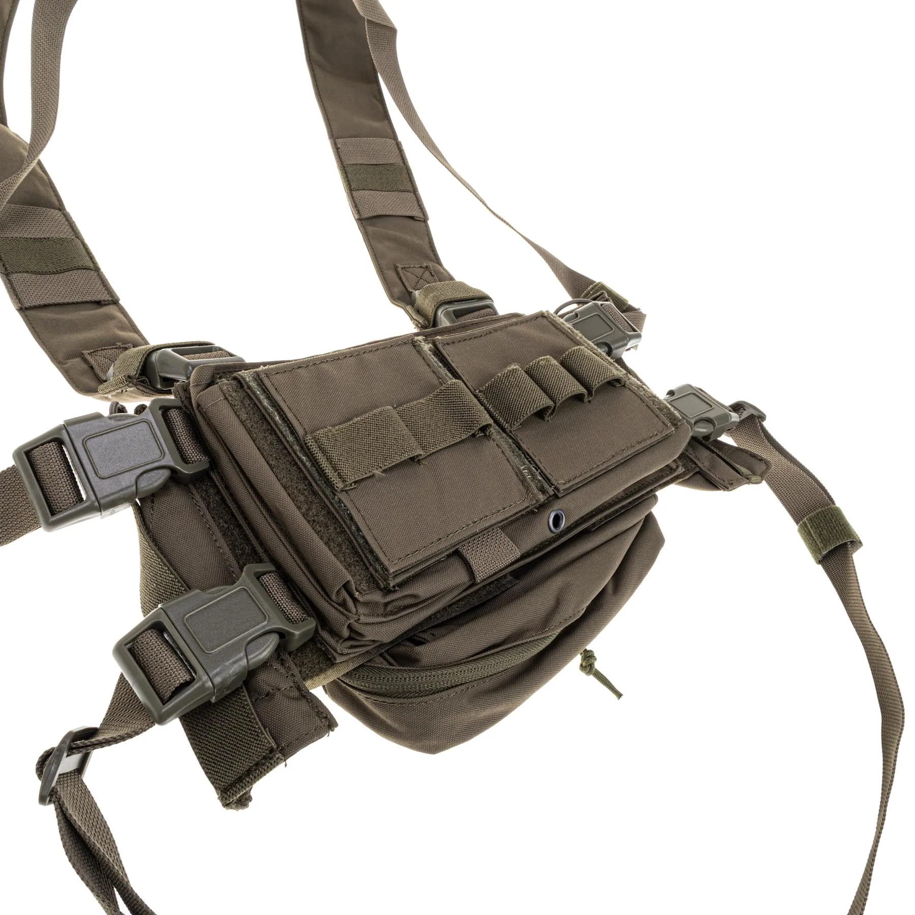 Conquer Mini Chest Rig, Ranger Green Conquer Mini Chest Rig, Ranger Green