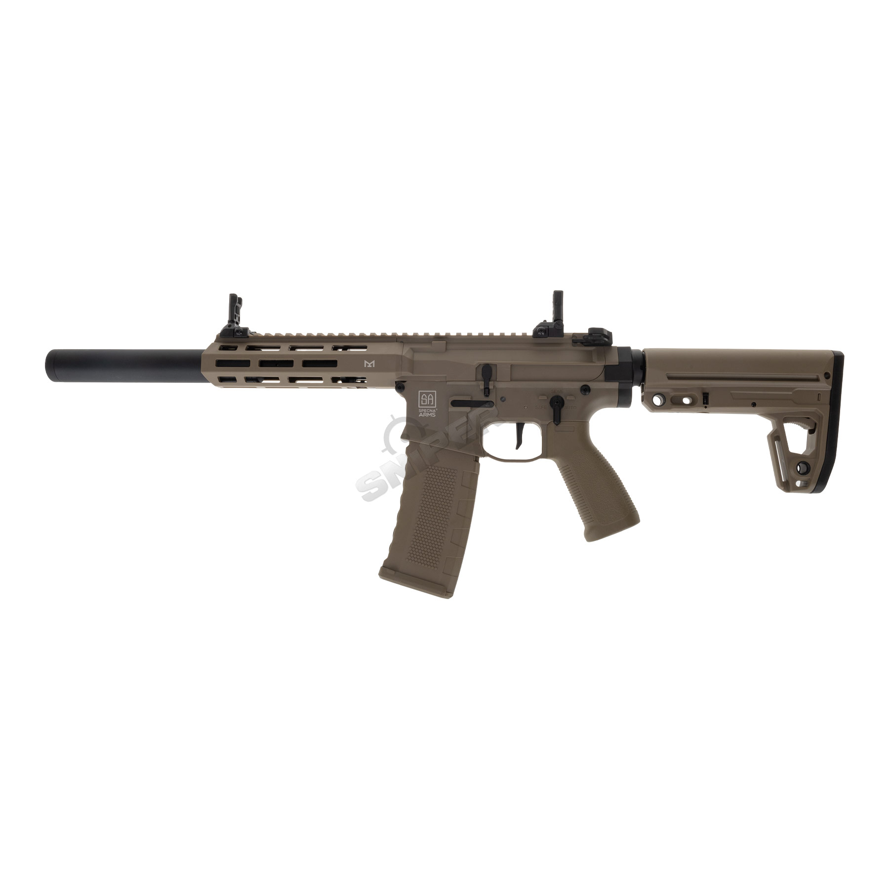 Specna Arms SA-F21 Flex Tuned-Up w/ ETU < 0,5 Joule Softair Gewehr, Tan