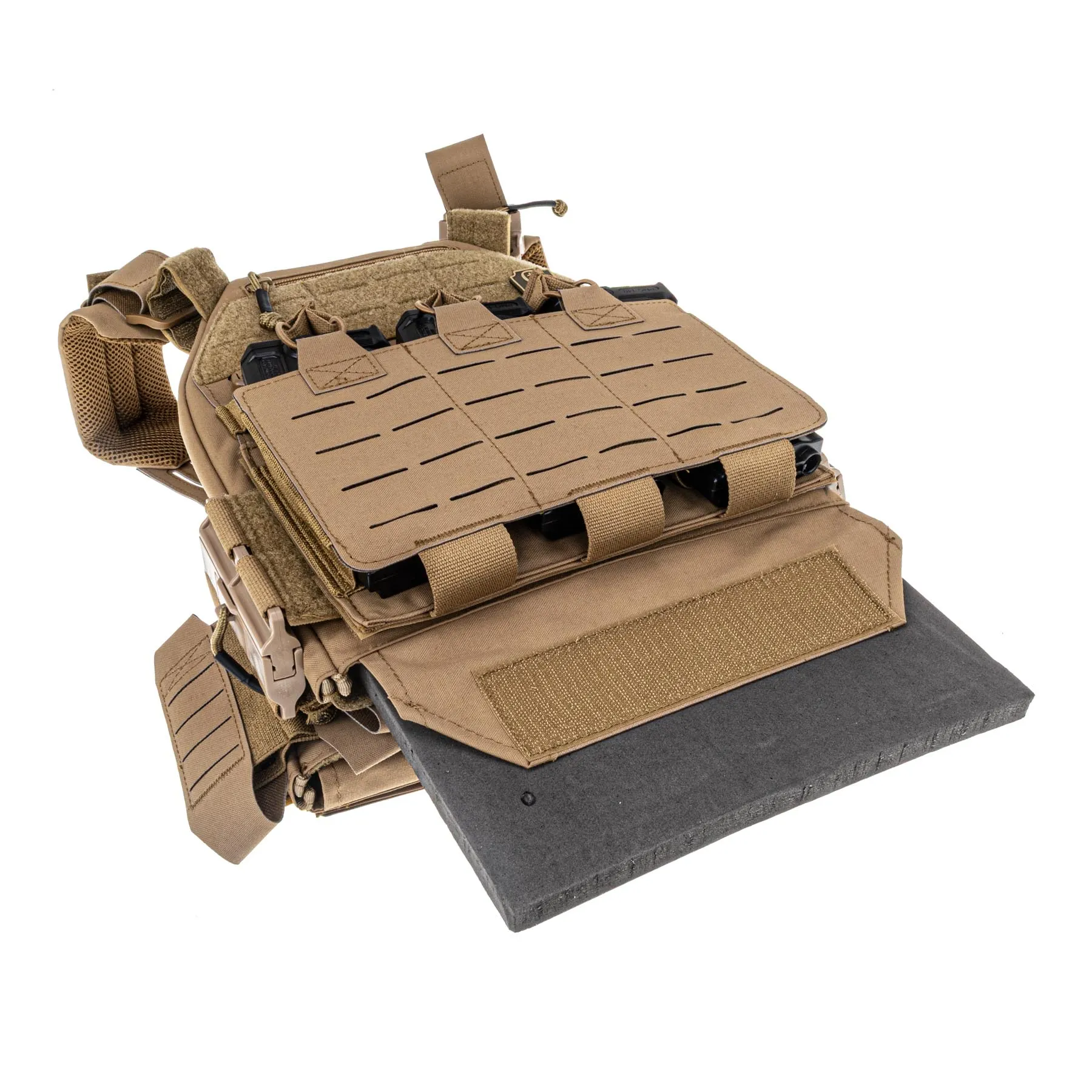 Conquer MQR Vest Plattenträger, Coyote