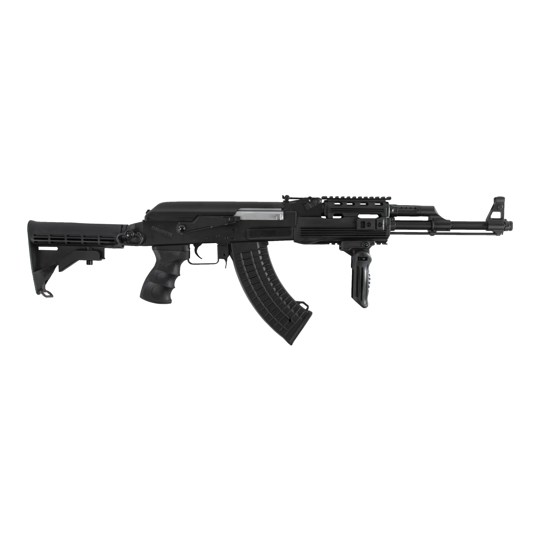 AK47 Tactical, < 0,5 Joule, Black