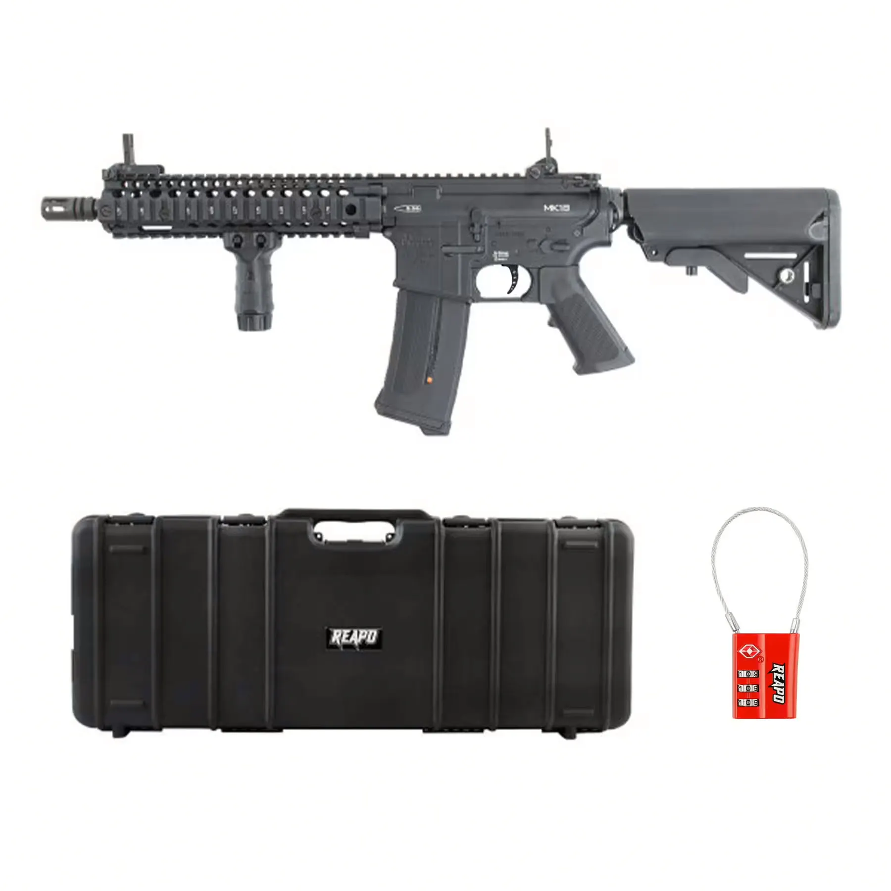 SAC Custom Daniel Defense MK18, (S)AEG new Gen, Black
