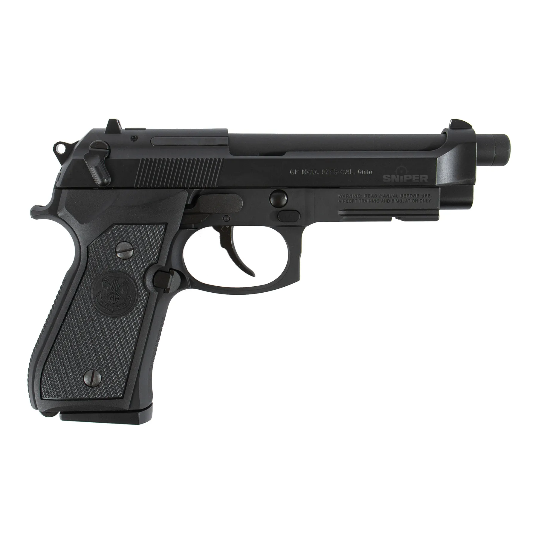 G&G GPM92 MS Full Metal GBB Softair Pistole