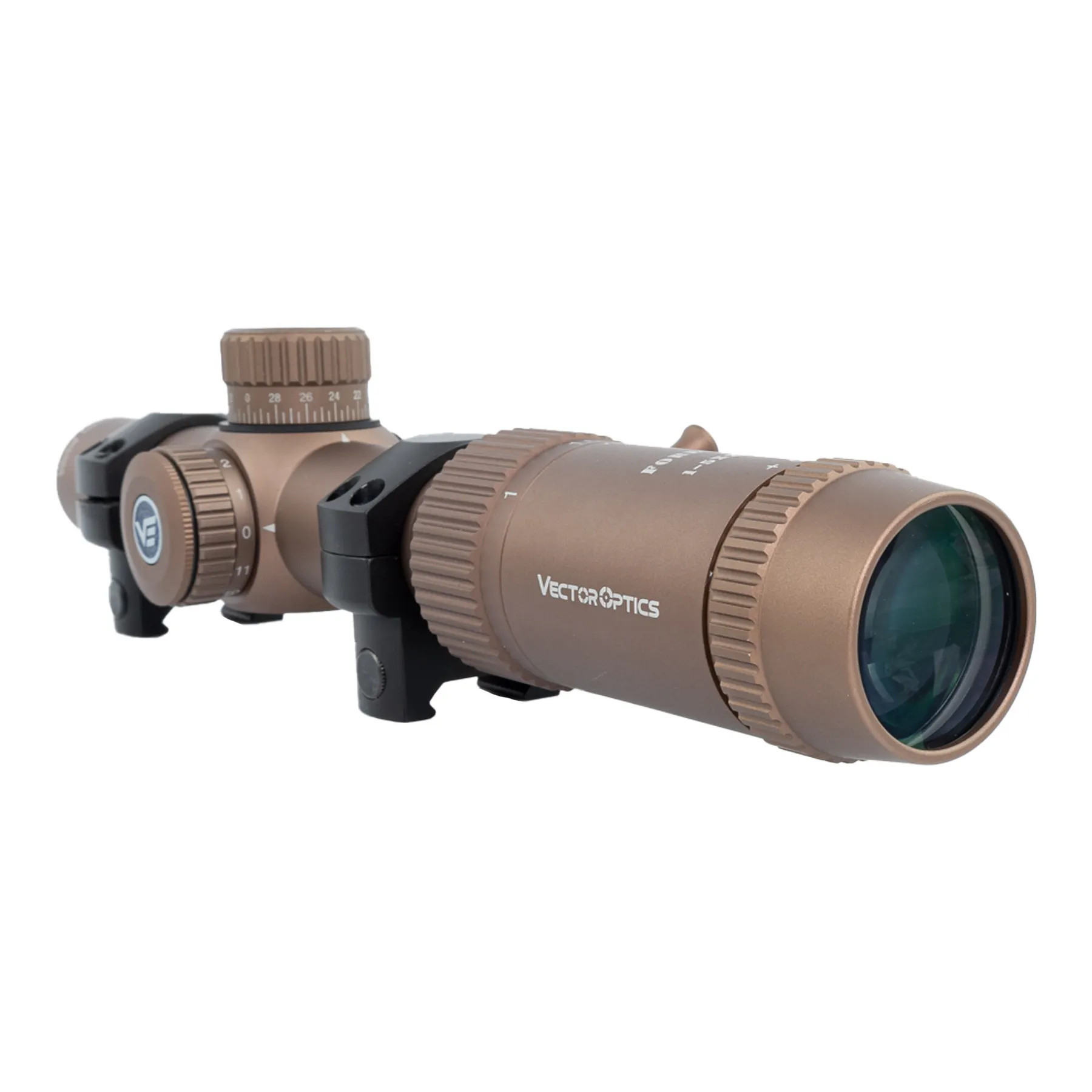 Vector Optics Luneta Forester 1-5x24 Gen II, Coyote FDE