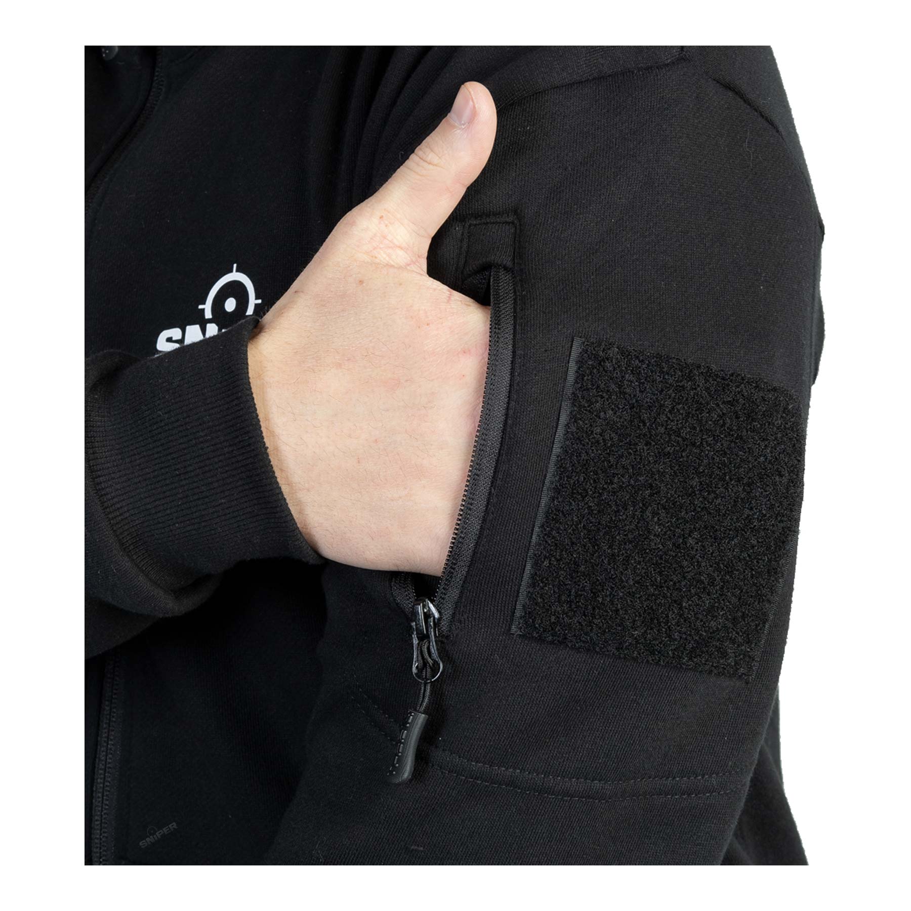 Sniper-As Tactical Hoodie, Black