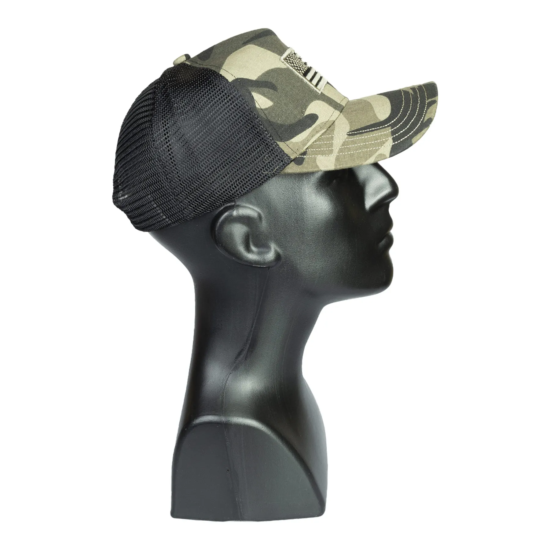 Reapo Baseball Trucker Mesh Cap America, Dark Camo
