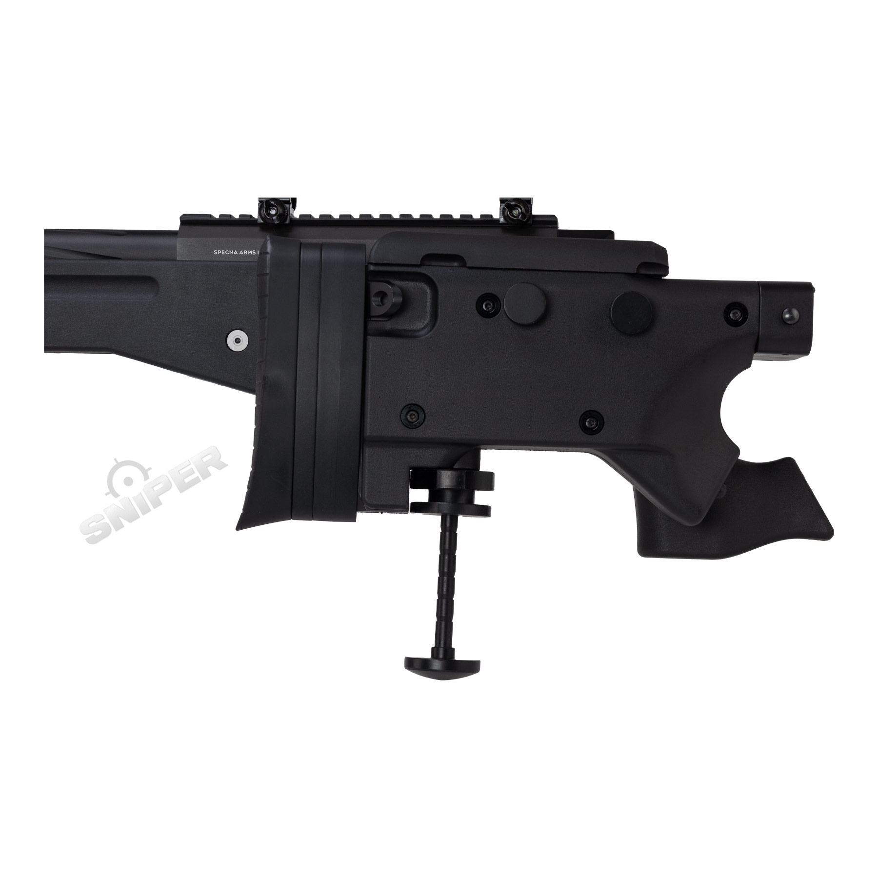 Specna Arms SA-S14 Scharfschützengewehr High-Power w/ Scope & Bipod, Black