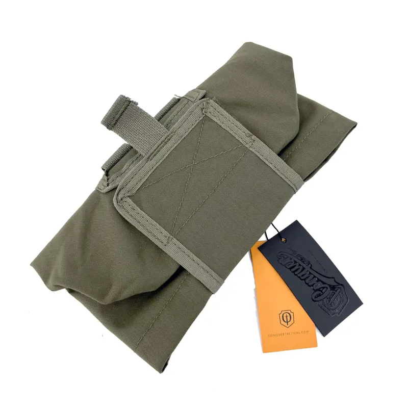 Conquer Folding Dump Pouch, Ranger Green