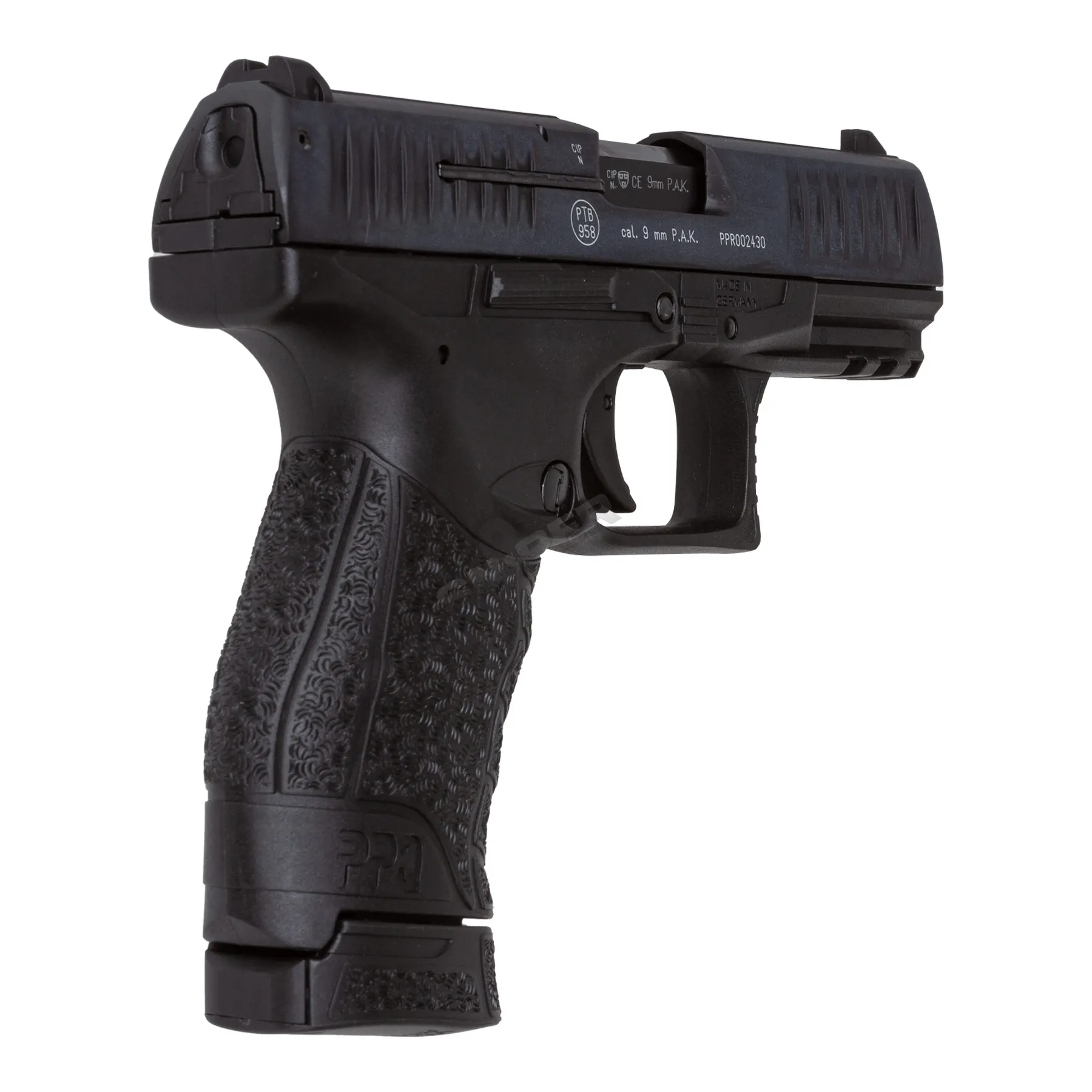 Walther PPQ M2 Navy 9mm P.A.K. Schreckschusspistole, Black Walther PPQ M2 Navy 9mm P.A.K. Schreckschusspistole, Black