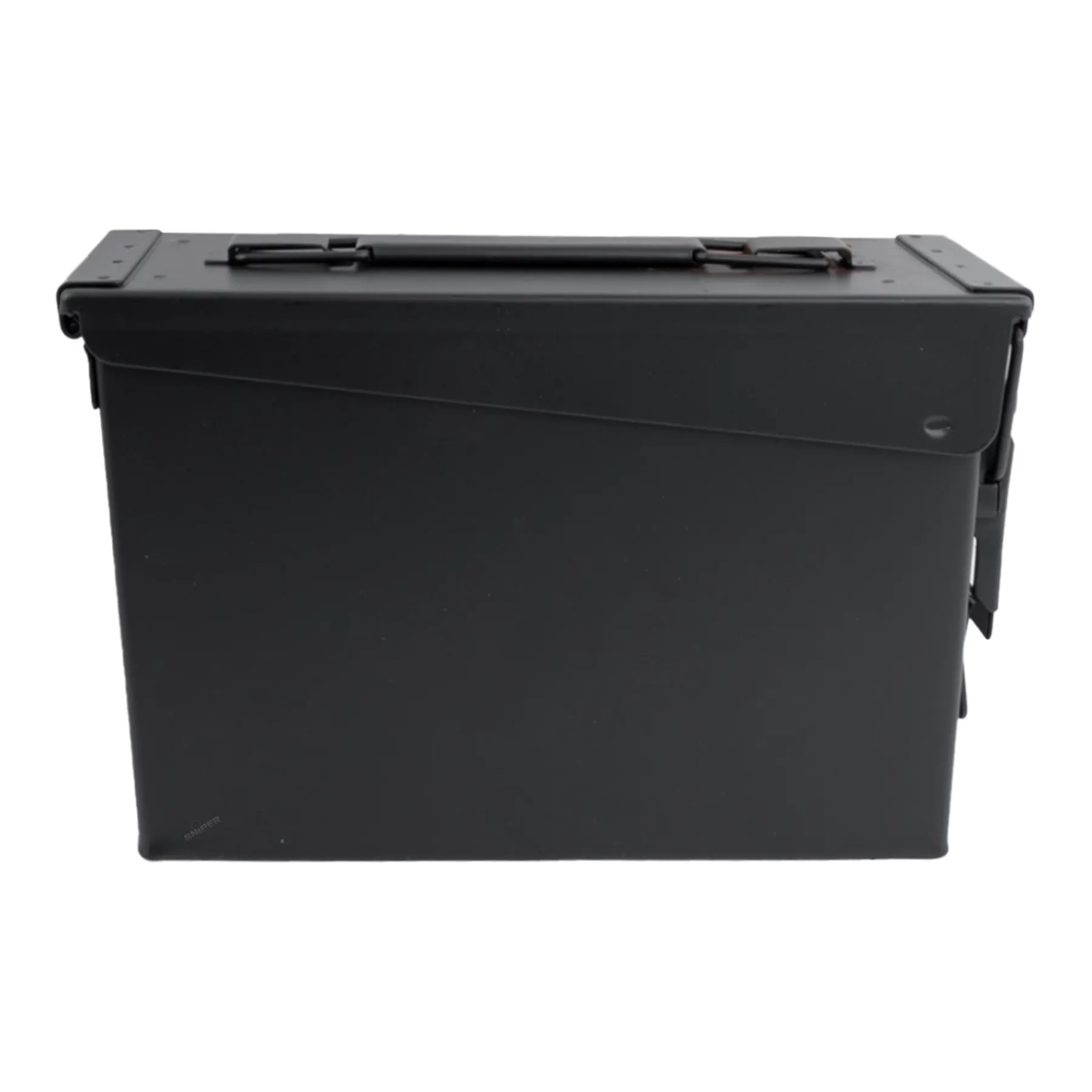 Metall Munitionskiste, 25,5x9x16,8 cm, Black