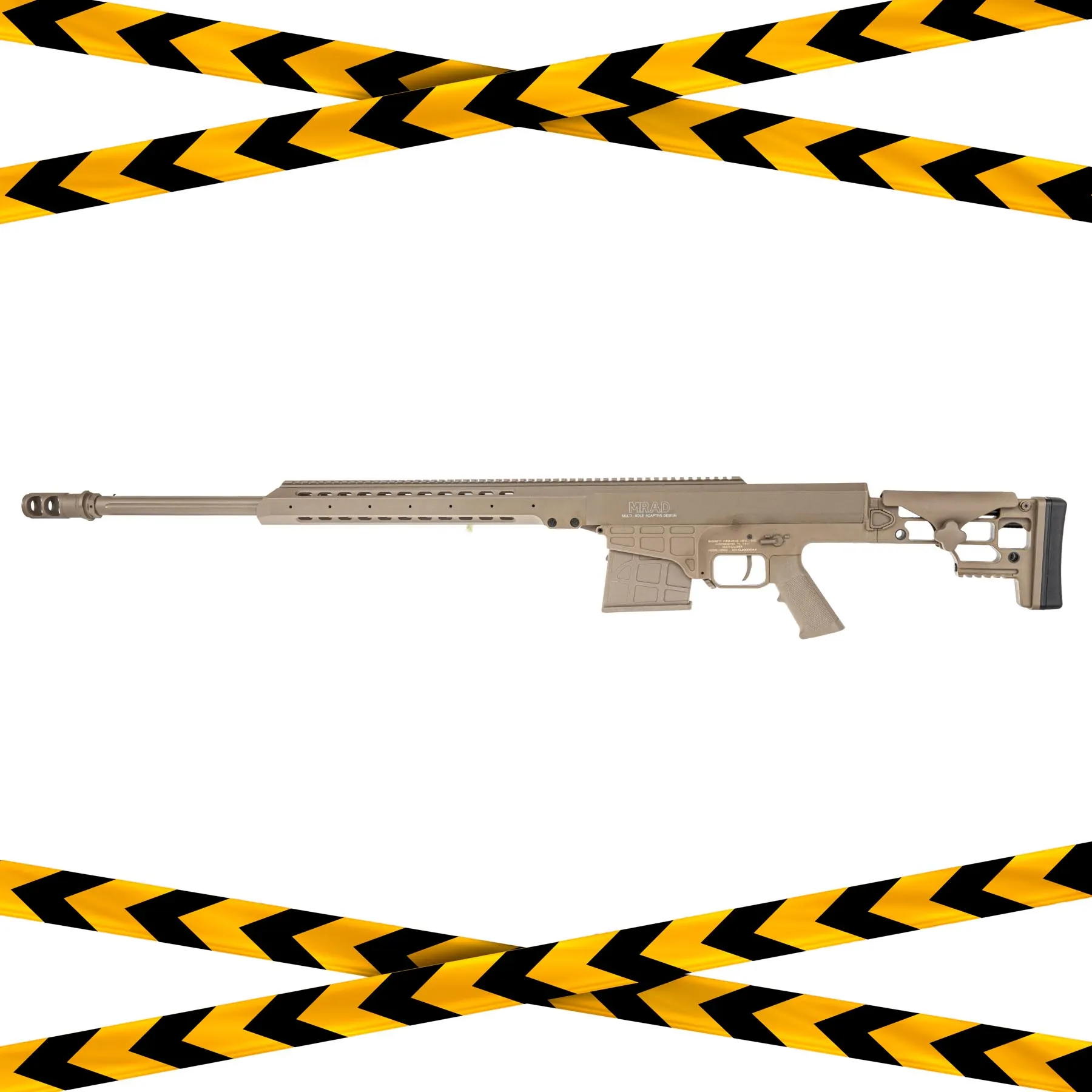 B-Ware Barrett MRAD M98B Scharfschützengewehr w/ Bipod (S)AEG, Tan