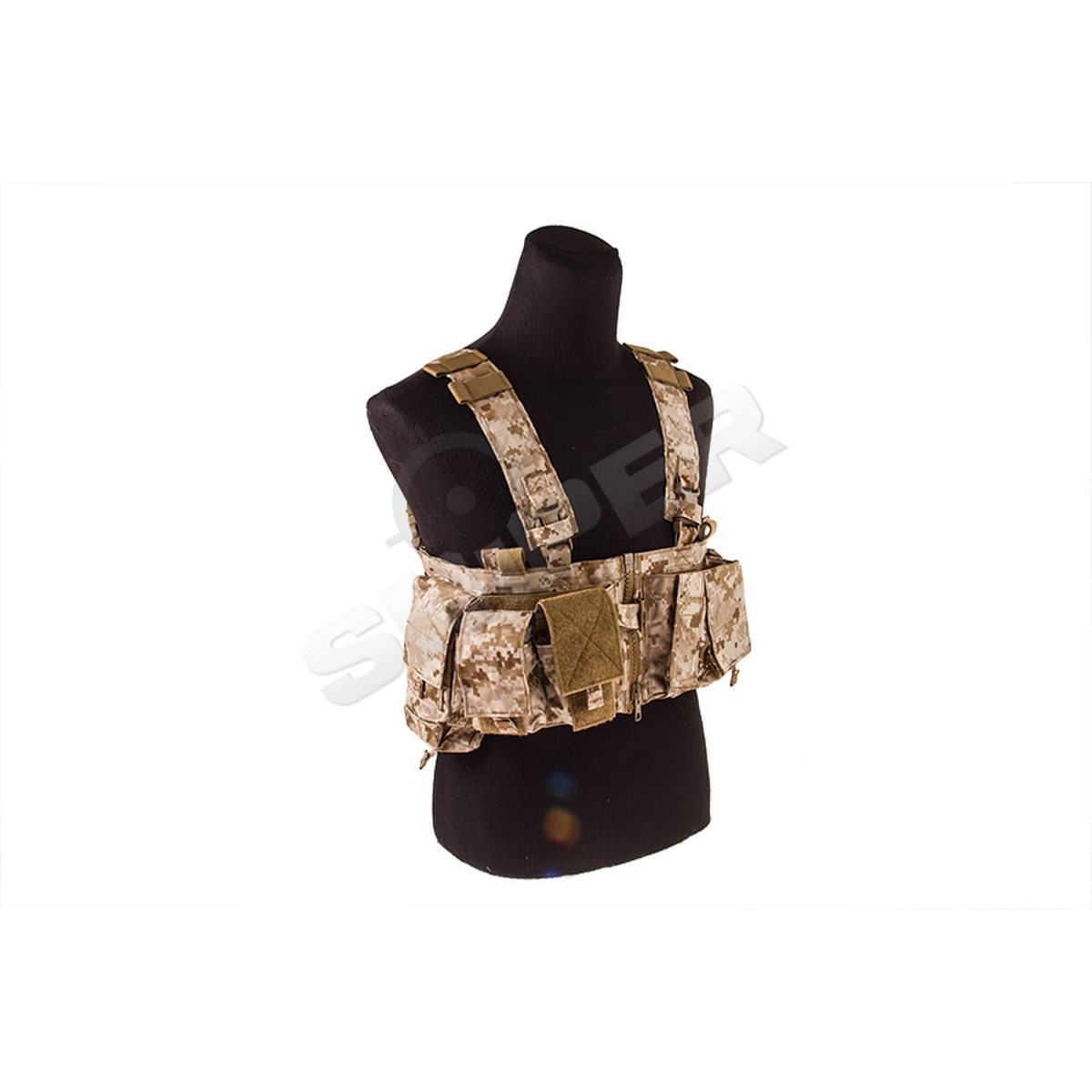 Gen V Split-front Chest Rig, Desert Digital