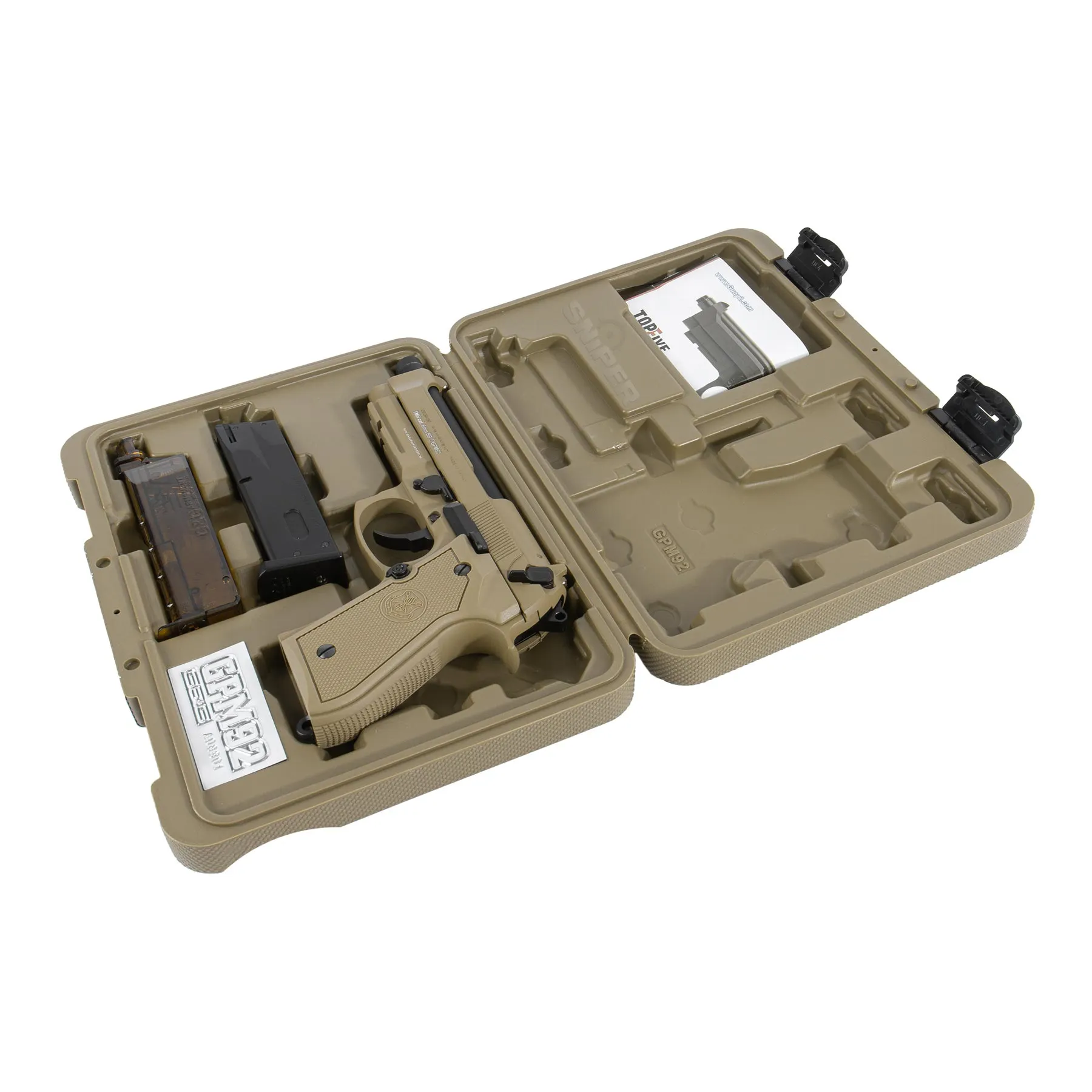 G&G GPM92 MS Full Metal Desert GBB Softair Pistole